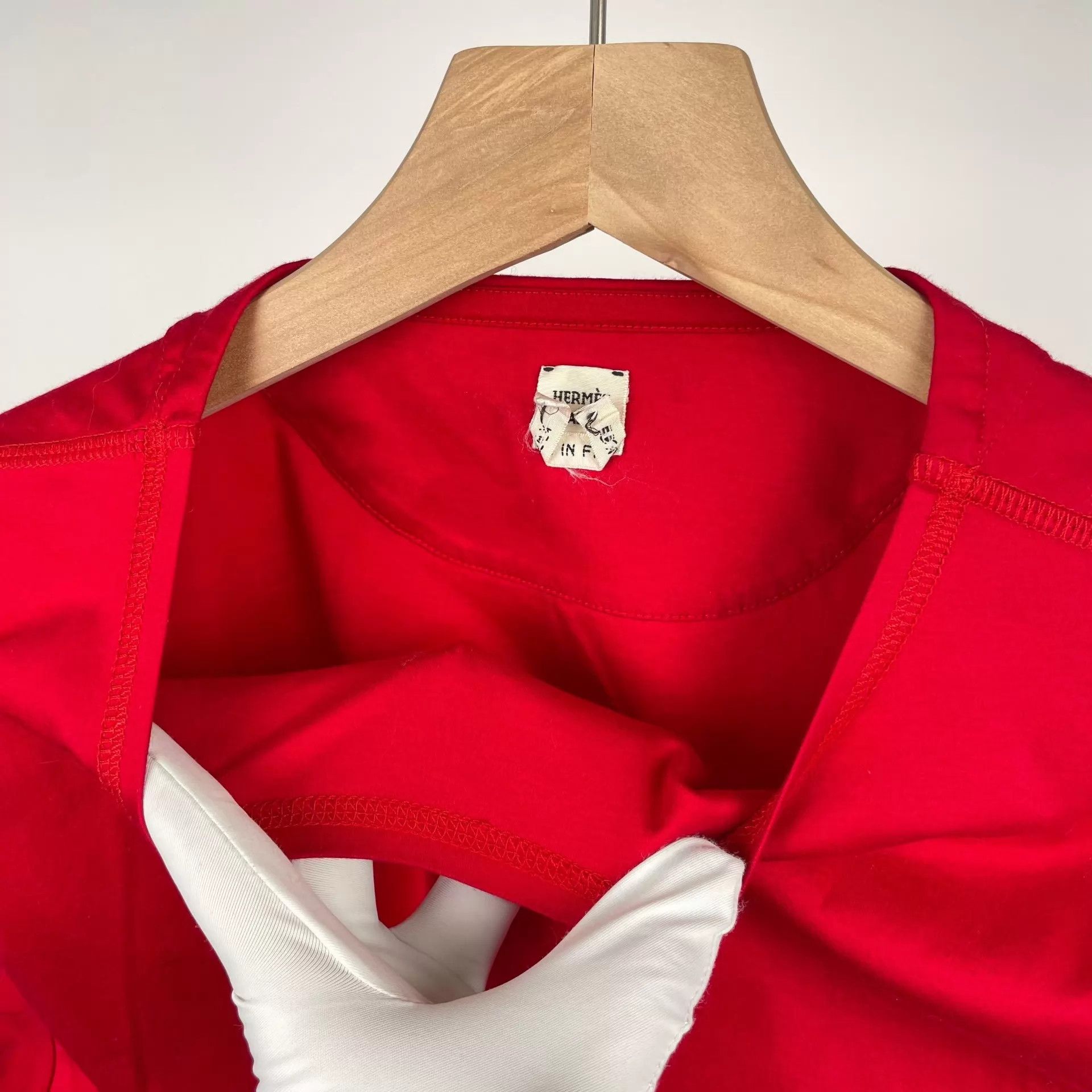Hermes Hermes Women's Red Dress Size L / US 10 / IT 46 - 6 Thumbnail
