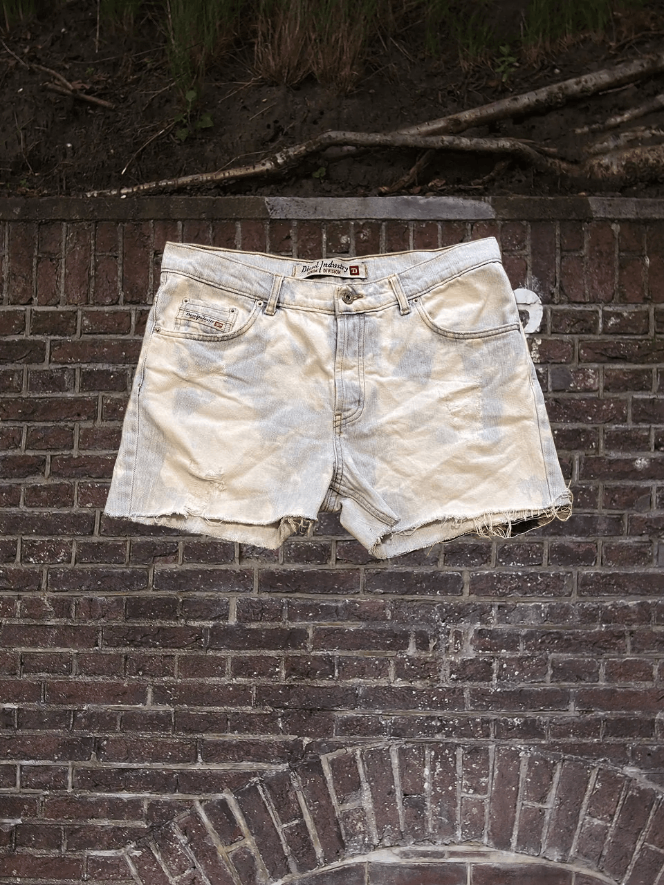 Diesel Y2K shorts denim Diesel Vintage logo Size US 33 - 1 Thumbnail