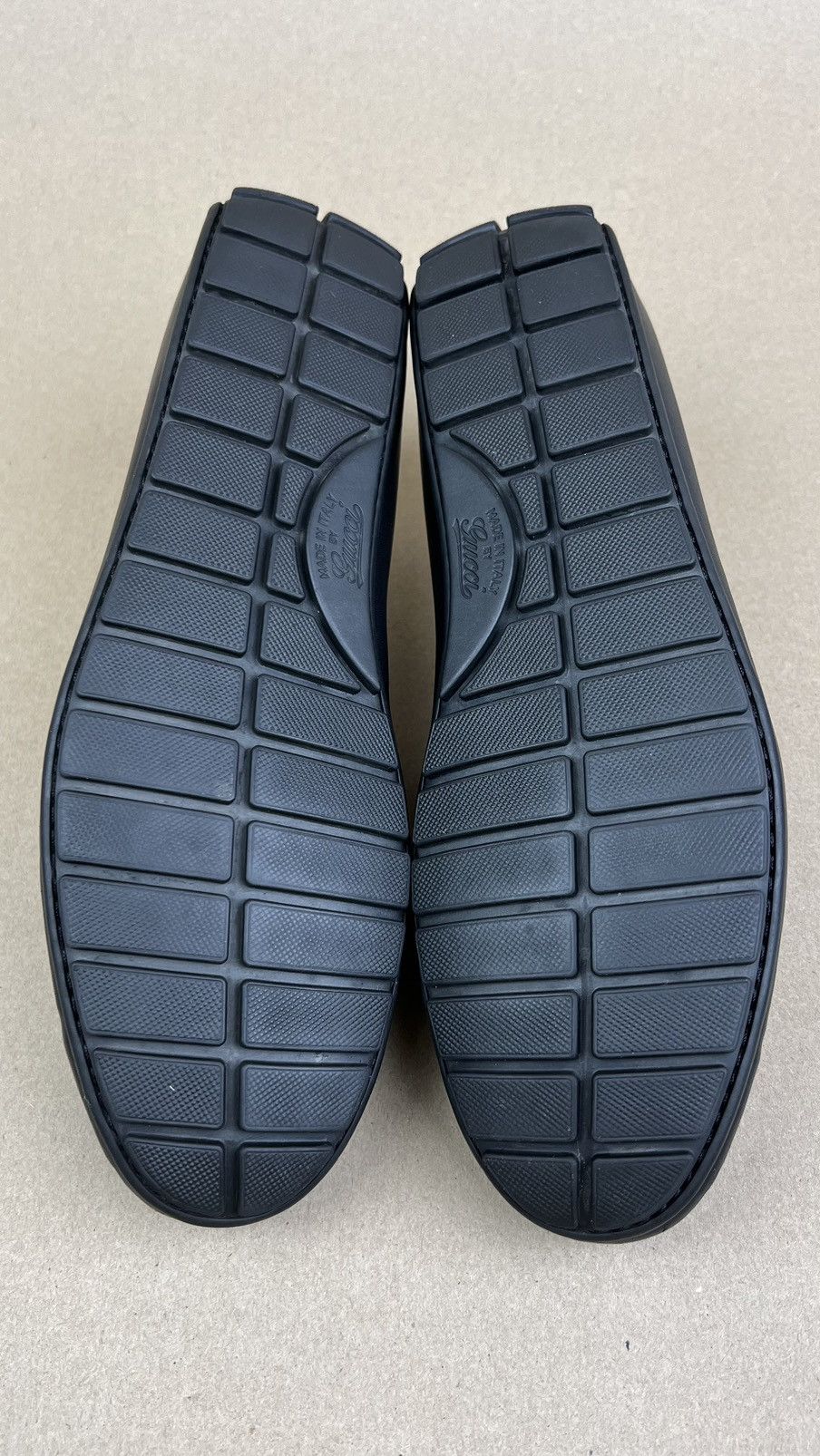 Gucci GUCCI Loafers Leather Moccasins Drivers Shoes GG Monogram Size US 10 / EU 43 - 13 Thumbnail