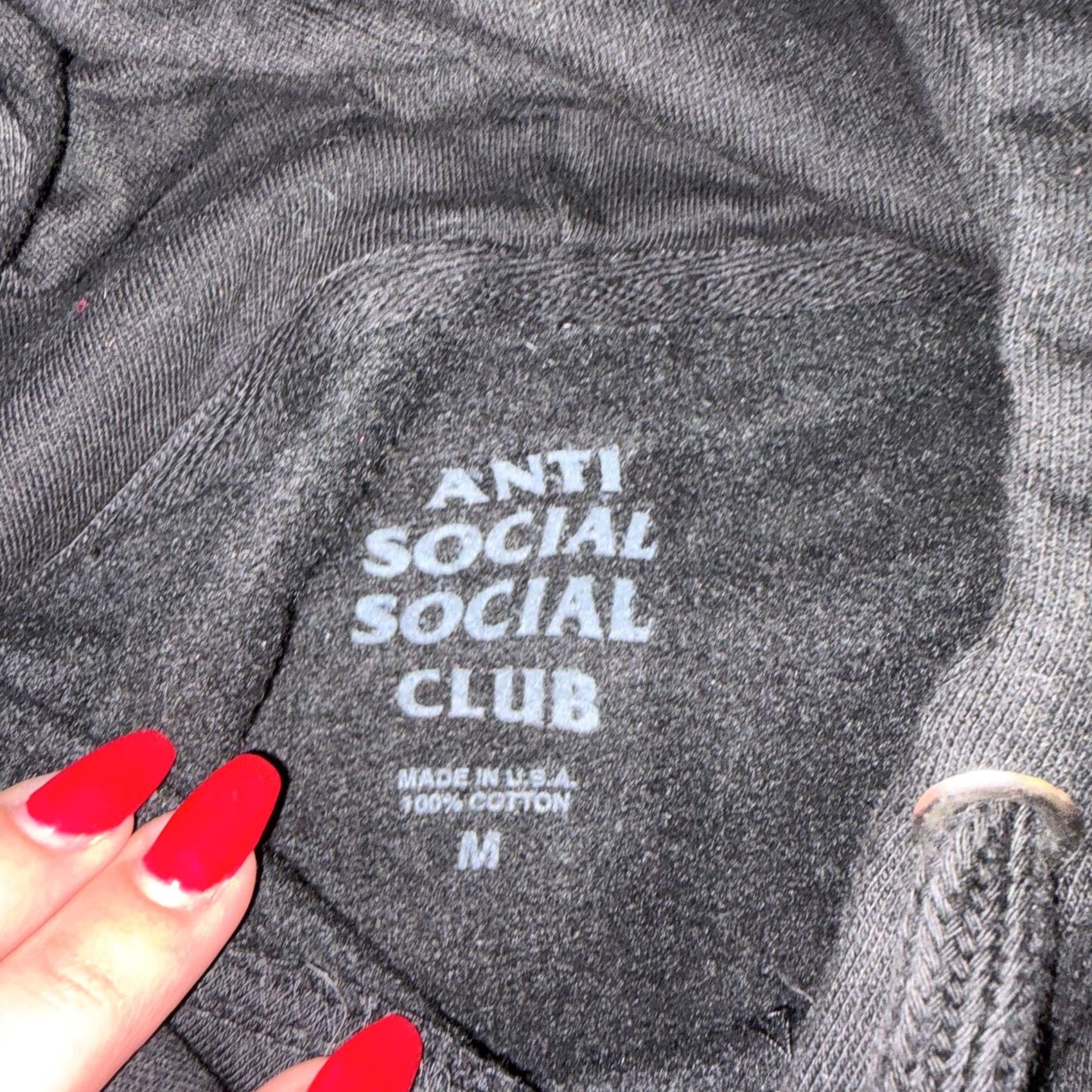 Anti Social Social Club VINTAGE Anti Social Social Club Cherry Blossom Black Hoodie Sweatshirt M Mens Size US M / EU 48-50 / 2 - 3 Thumbnail