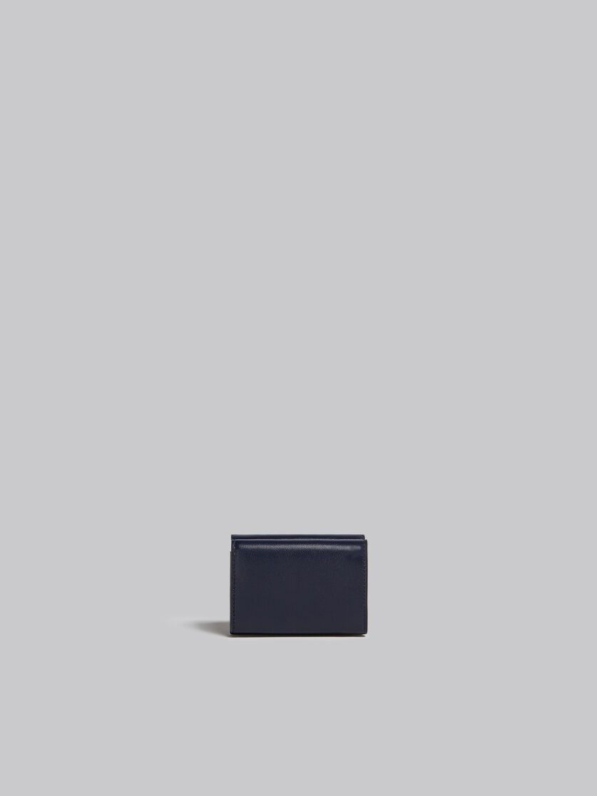 Marni o1f1d3z0525 Size: OS / Leather Tri-Fold Wallet in Blue/Blue Size ONE SIZE - 3 Thumbnail