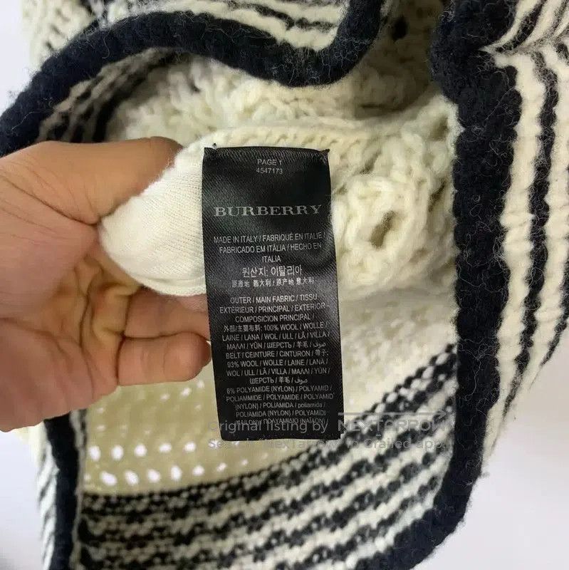 Burberry Burberry Women's White Wool Midi Skirt. Size 23" - 5 Thumbnail