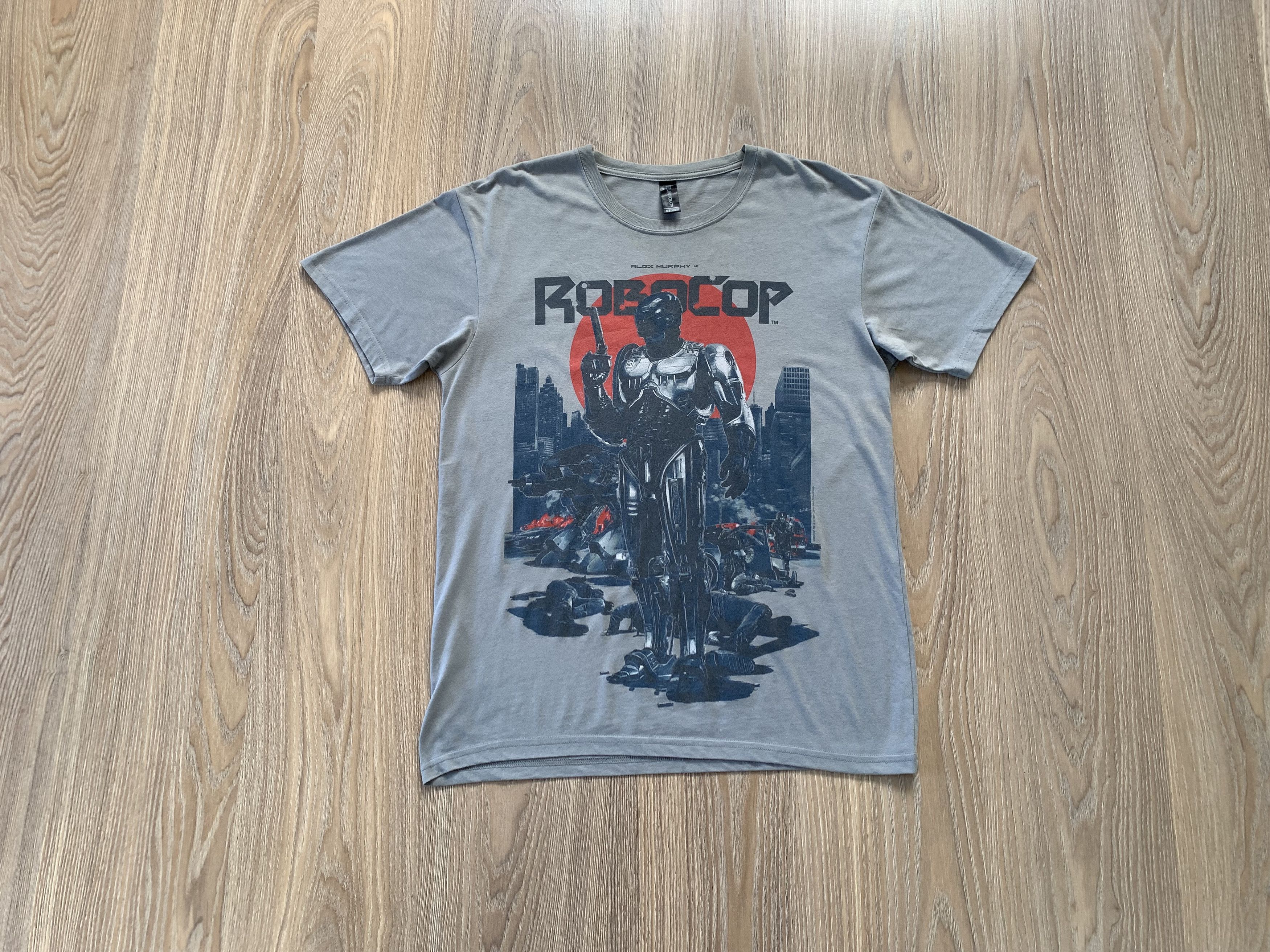 Other Alex Murphy RoboCop Mens Gray Print T-Shirt Size US M / EU 48-50 / 2 - 1 Thumbnail