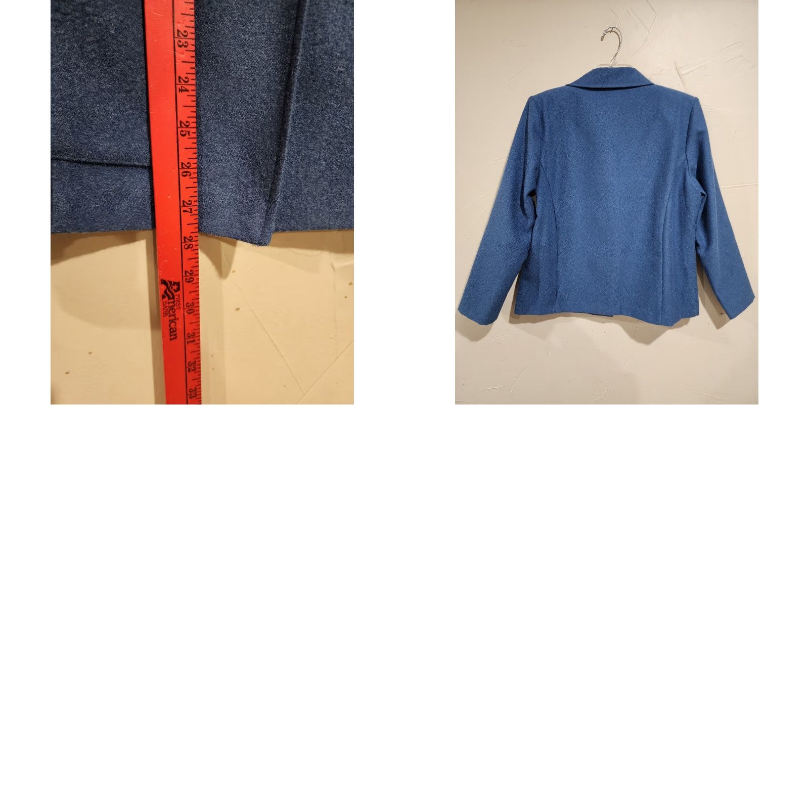 Blair Blair Jacket Blue Light Pockets Unlined Sz M Womens Coat Jacket Basic Lightweight Collared Button-Down Casual Size M / US 6-8 / IT 42-44 - 8 Thumbnail