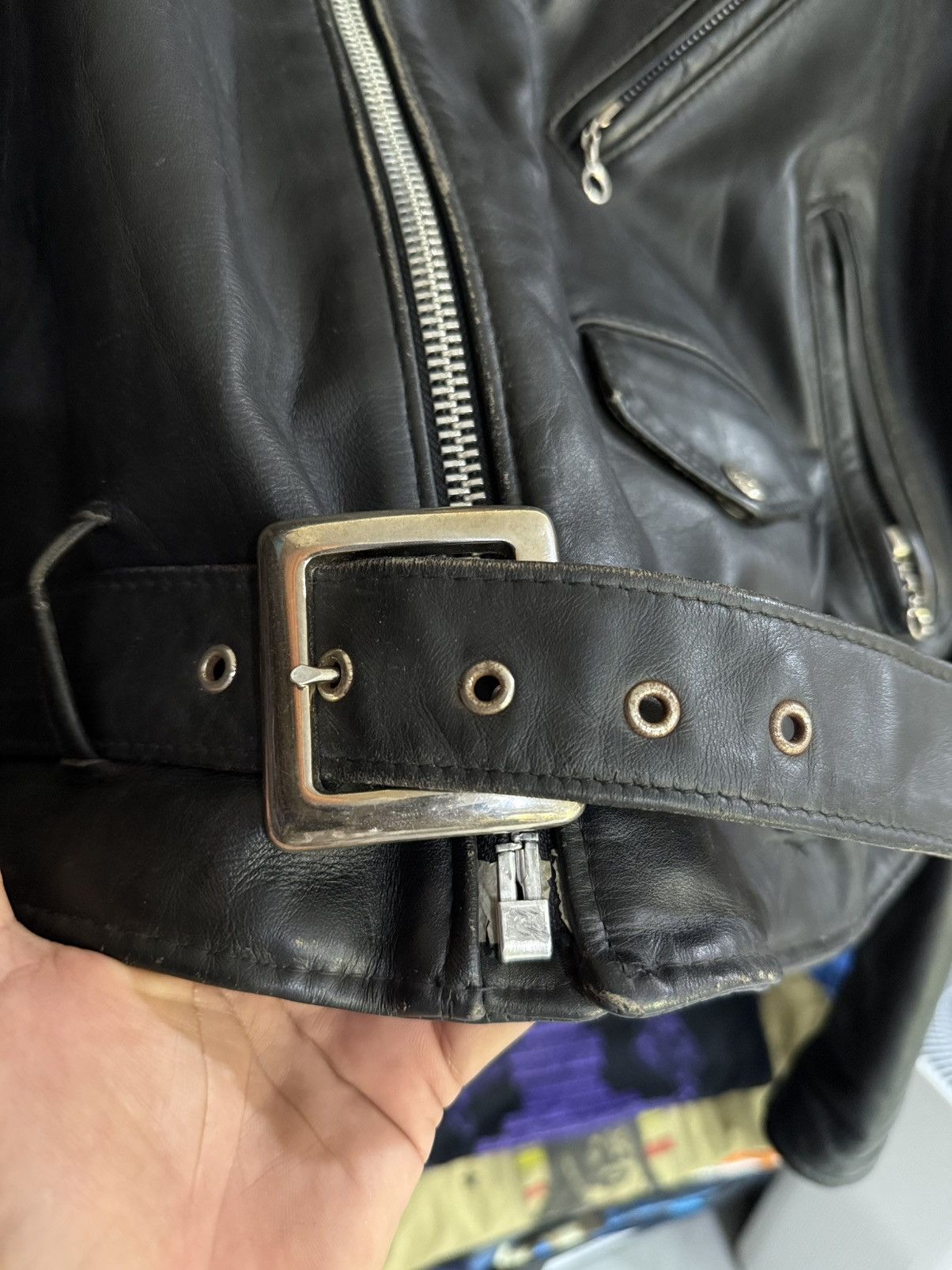 Schott Vintage Schott Perfecto Biker Punk Leather Jacket Size 40 Size US M / EU 48-50 / 2 - 7 Thumbnail