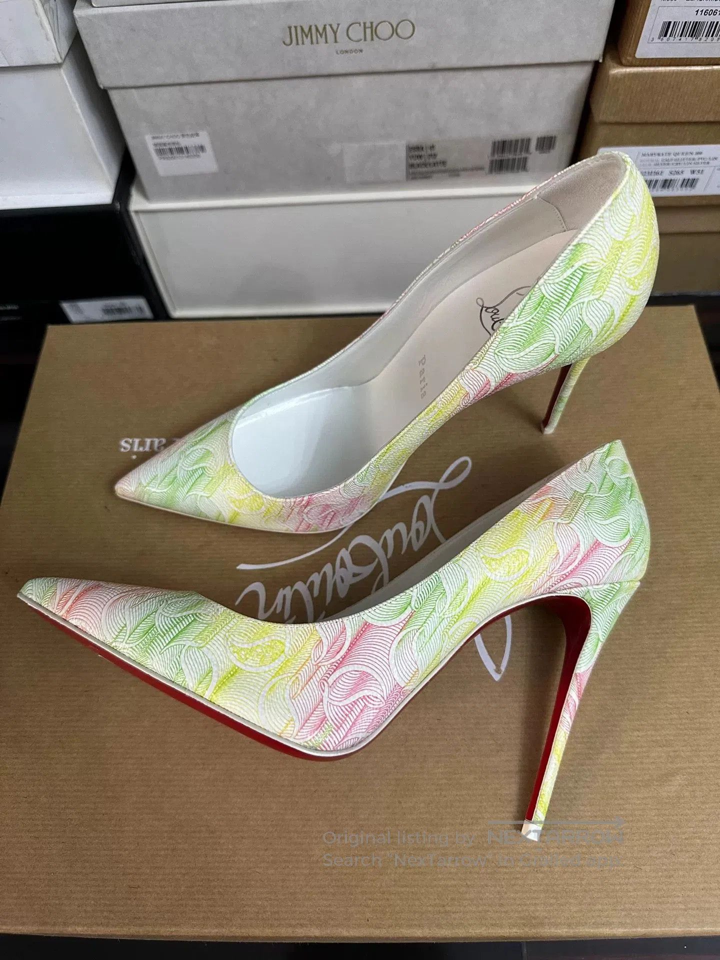 Christian Louboutin Christian Louboutin Red Sole High Heels. Size US 7.5 / IT 37.5 - 1 Thumbnail