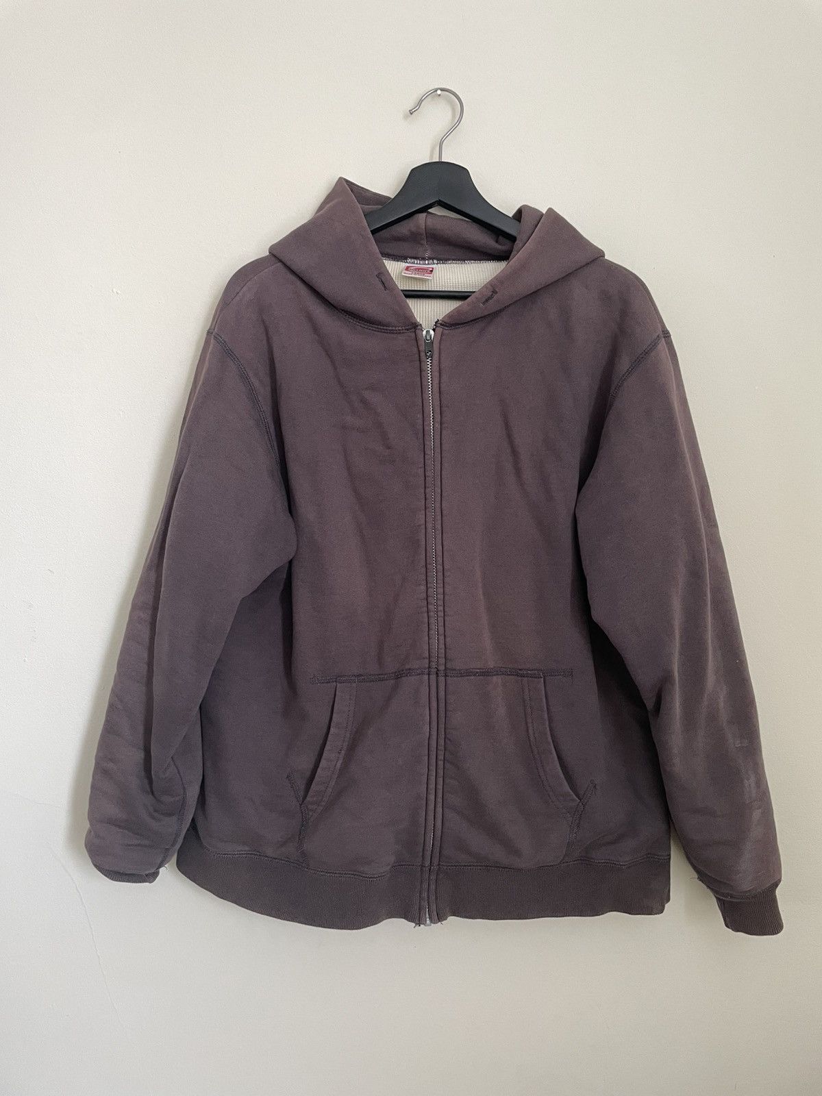 Sugar Cane Cheswick Sugar Cane Lined Brown Zip Up Hoodie Size US L / EU 52-54 / 3 - 1 Thumbnail