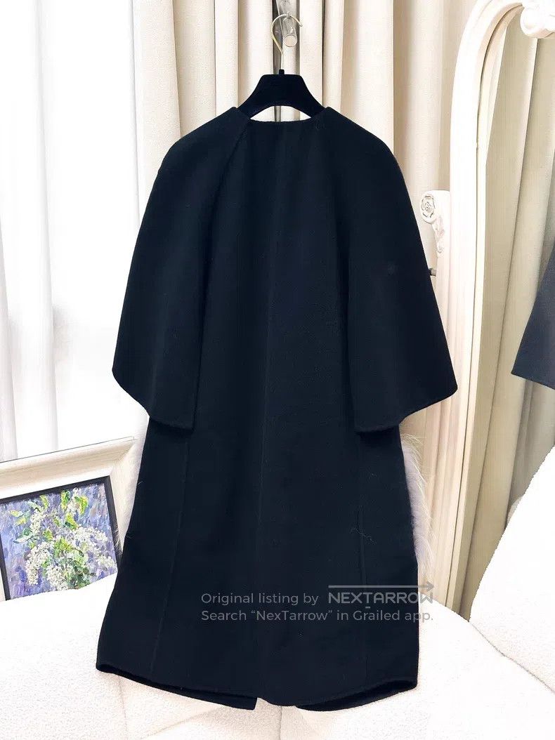 Fendi Fendi Black and white mixed fur with fur pocket black cape Size XS / US 0-2 / IT 36-38 - 3 Thumbnail