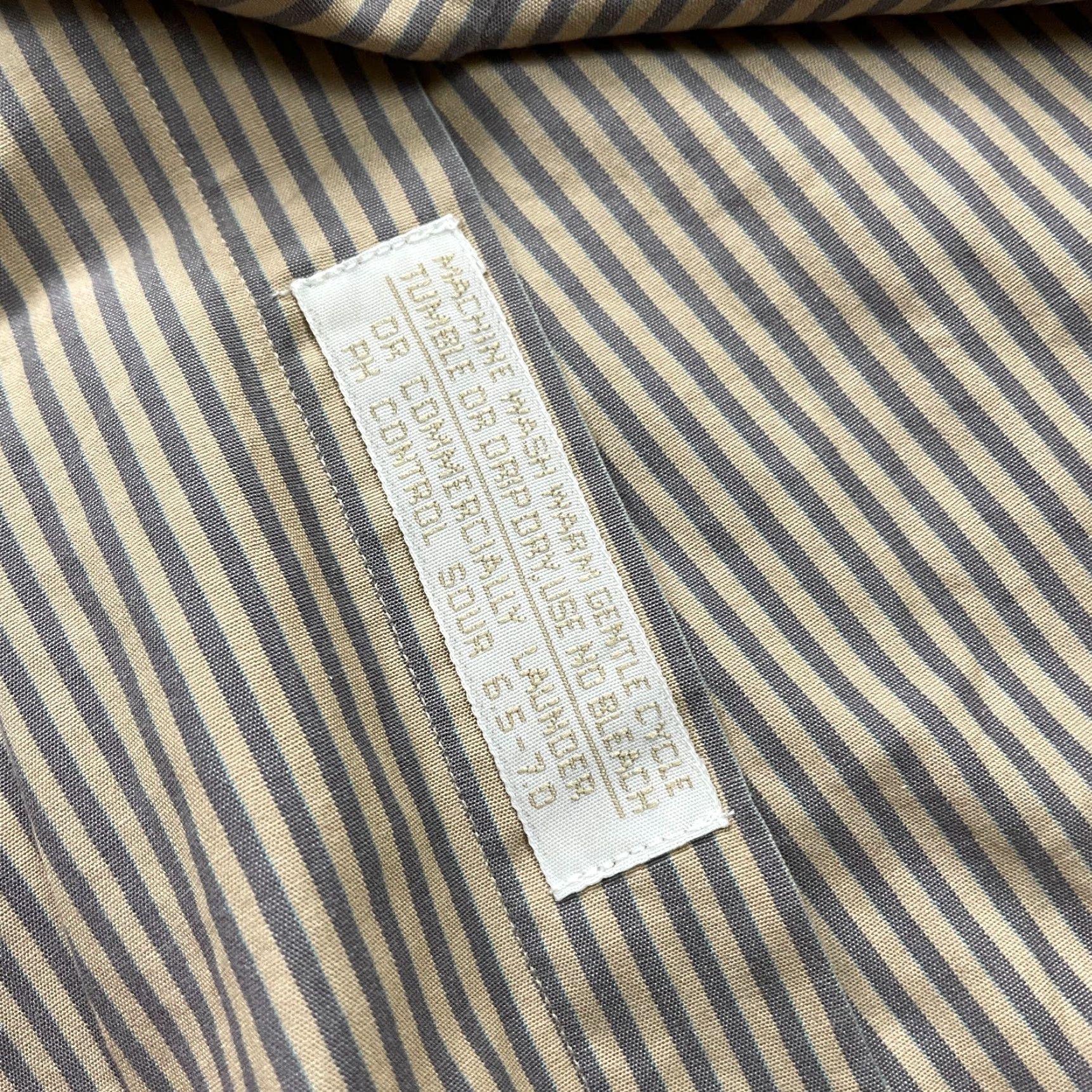 Nordstrom NORDSTROM Dress Shirt Brown Striped Button-Up Long Sleeve 34 Regular Mens Size XXS / US 00 / IT 34 - 6 Thumbnail