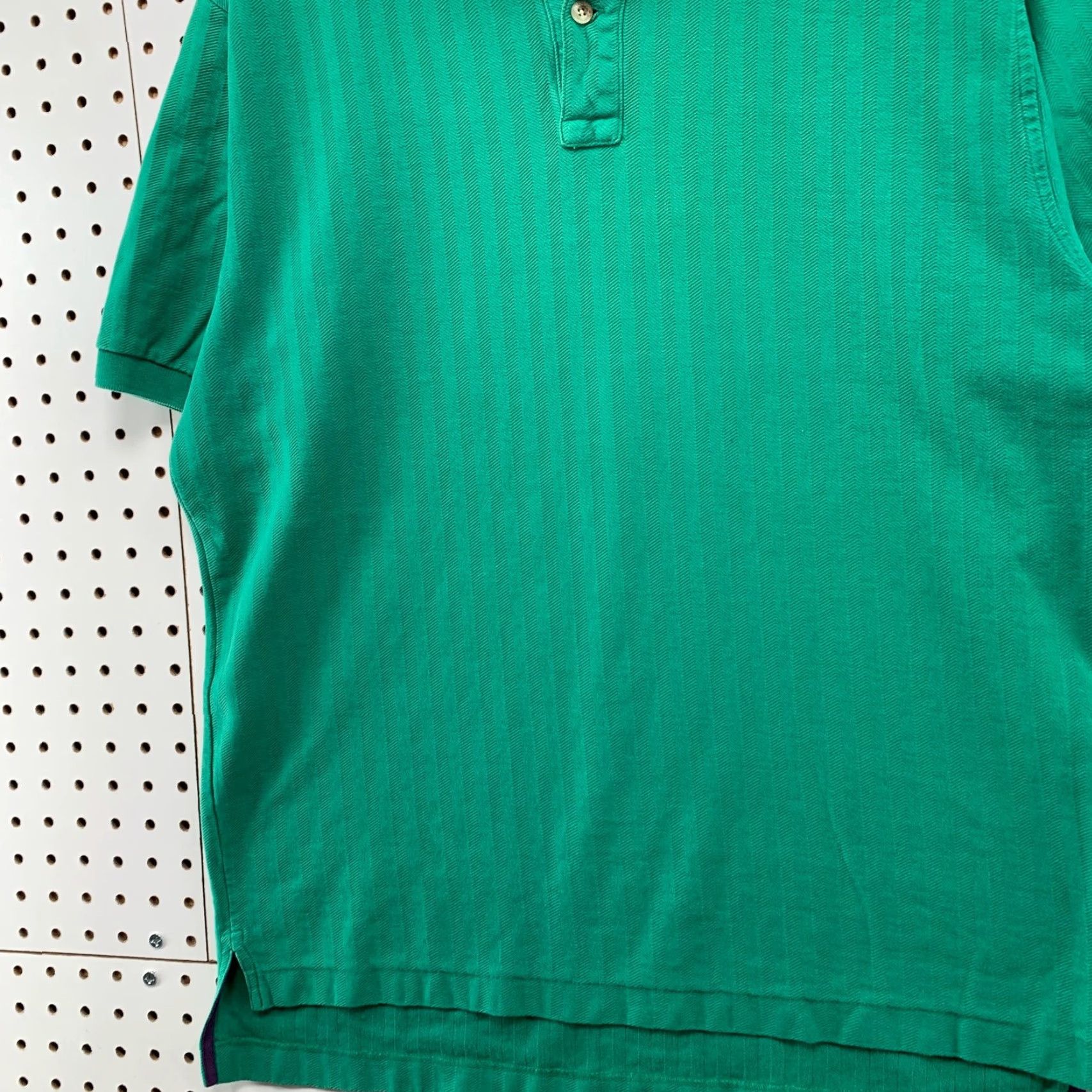 Abercrombie & Fitch VINTAGE Abercrombie & Fitch Polo Shirt Mens L Green Short Sleeve Button Collared Knit Casual 90s Event Logo Mens Size US L / EU 52-54 / 3 - 3 Thumbnail