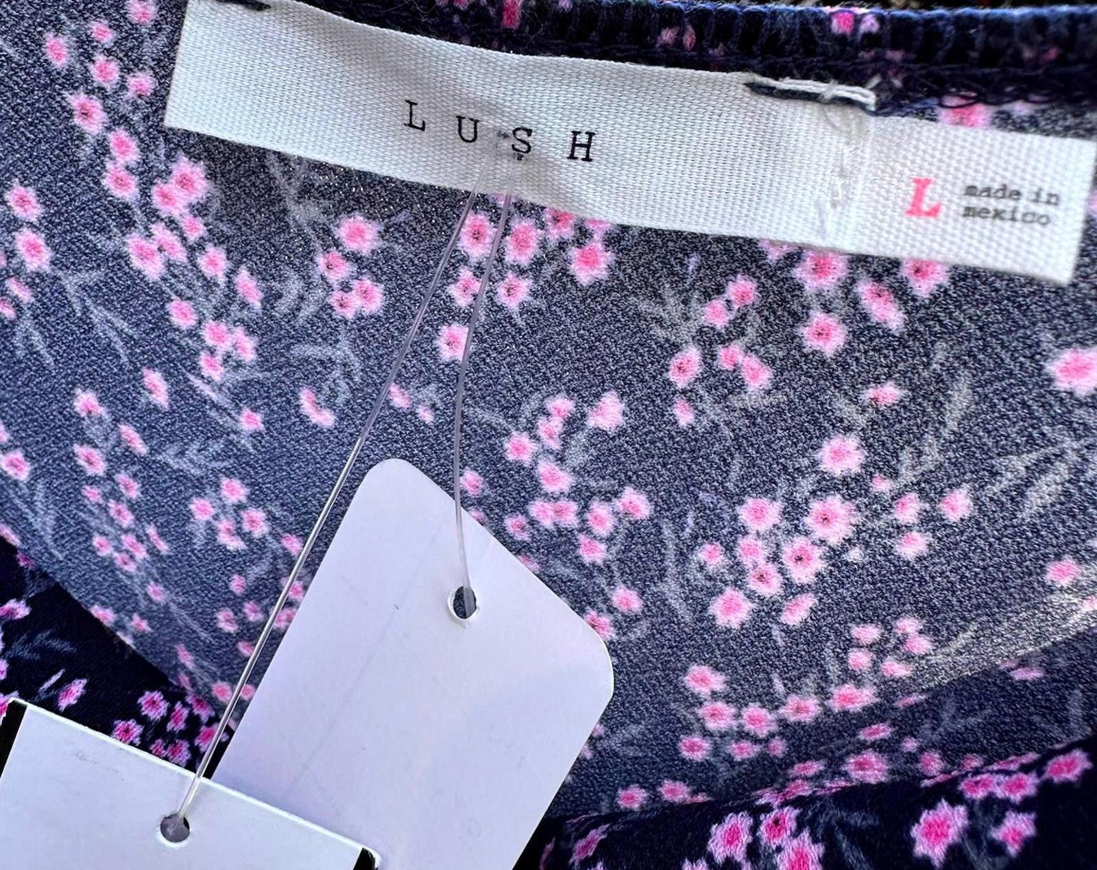 Luchiano Visconti Lush Women's Floral Dress - Size L Size L / US 10 / IT 46 - 3 Thumbnail