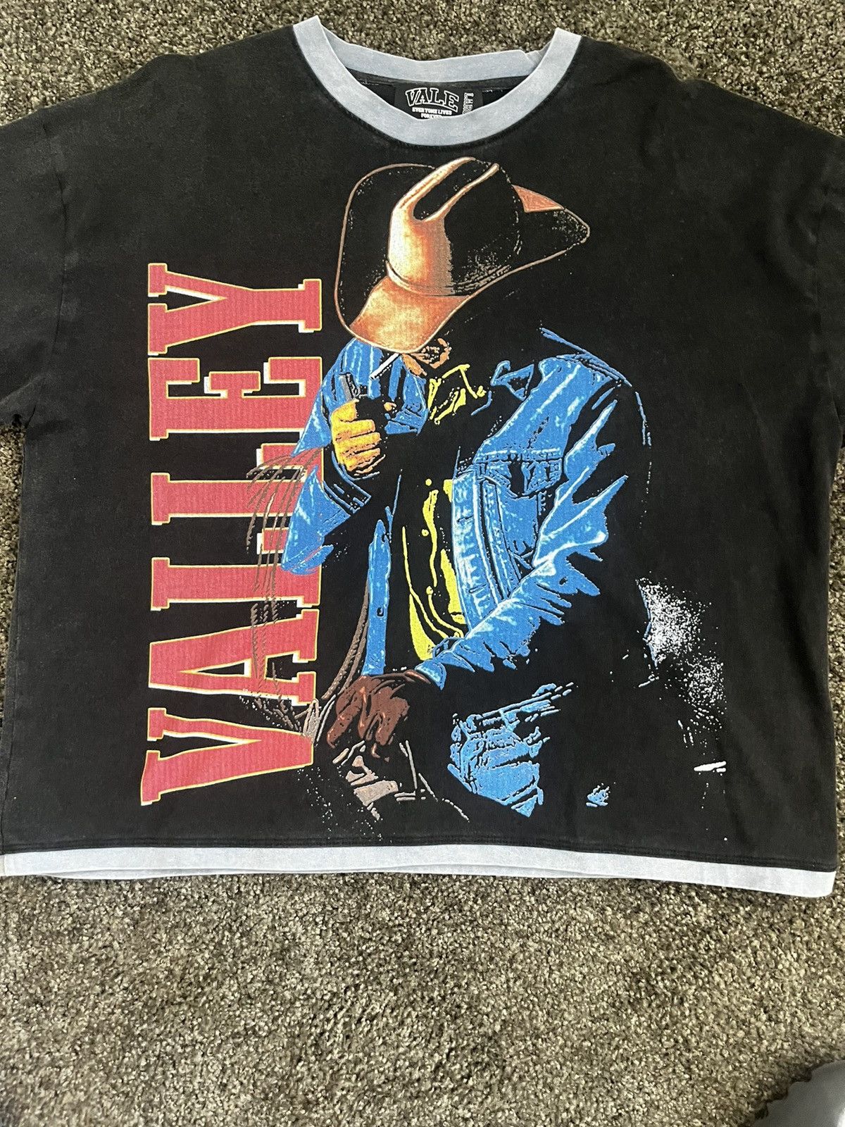 Vale Valelives Valeforever Cowboy Long Sleeve Tee Size US L / EU 52-54 / 3 - 3 Thumbnail
