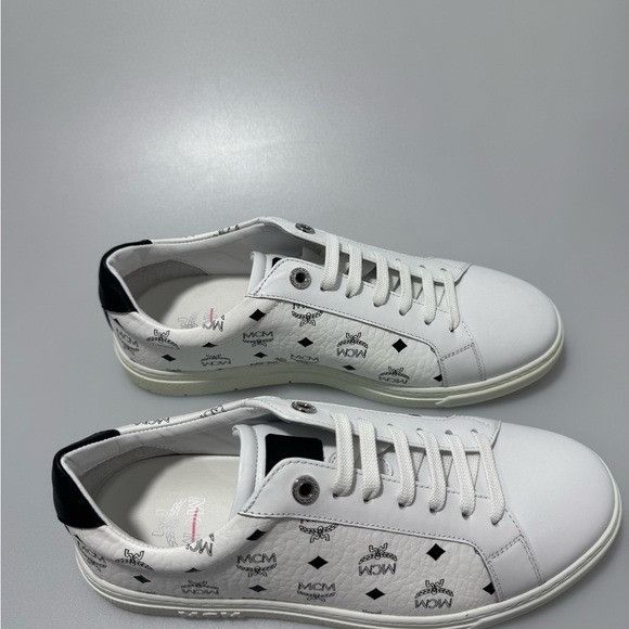 MCM MCM Terrain Low Top Sneakers White Black Men’s Size 7 Size US 7 / EU 40 - 5 Thumbnail