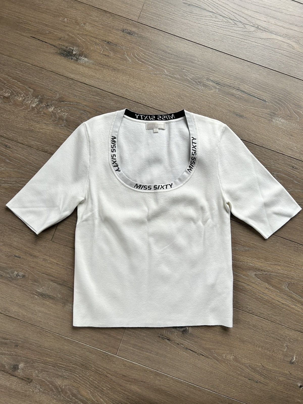 Miss Sixty Miss Sixty vintage white top S 00s core Size S / US 4 / IT 40 - 1 Thumbnail