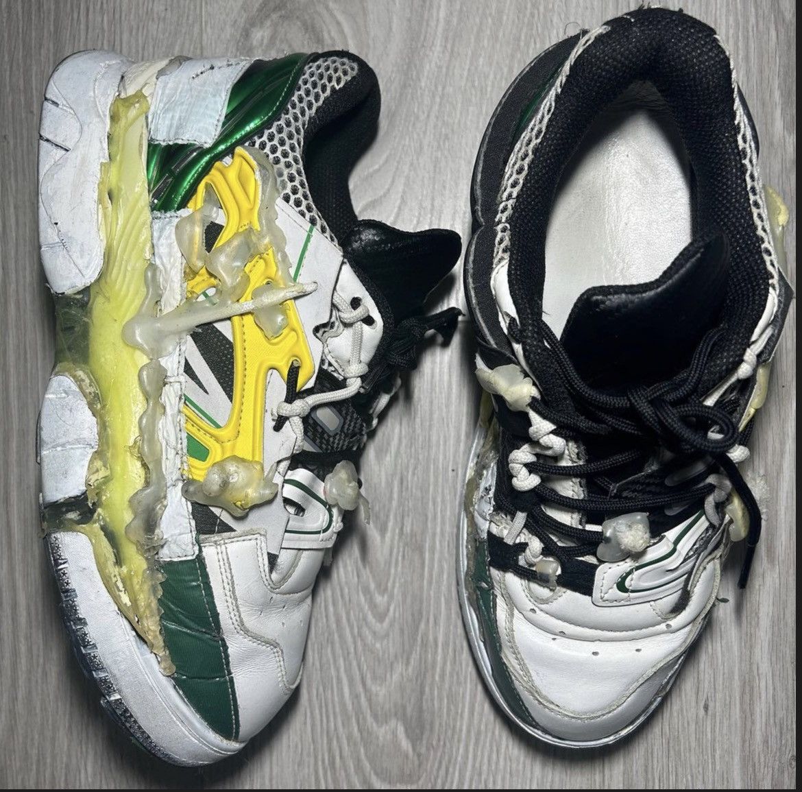 margiela fusion on feet