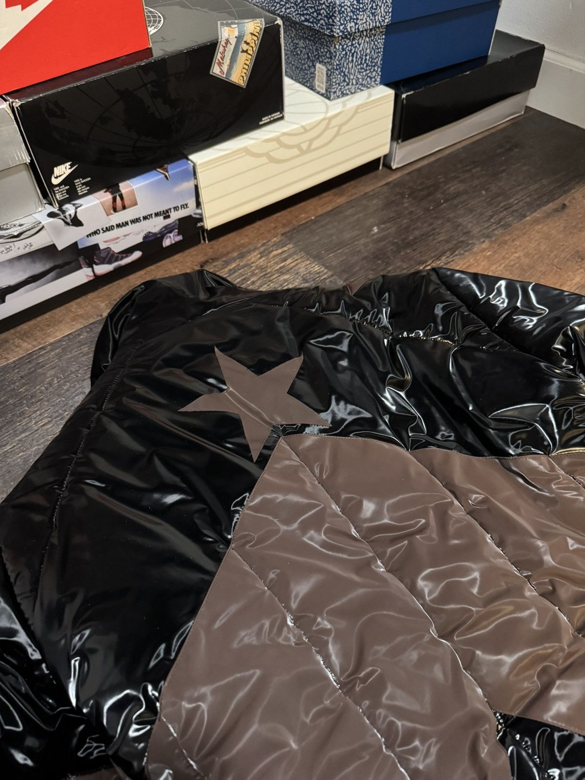 Forever 21 Forever 21 Puffer Coat – Brown/Black (Size L) Size US L / EU 52-54 / 3 - 3 Thumbnail