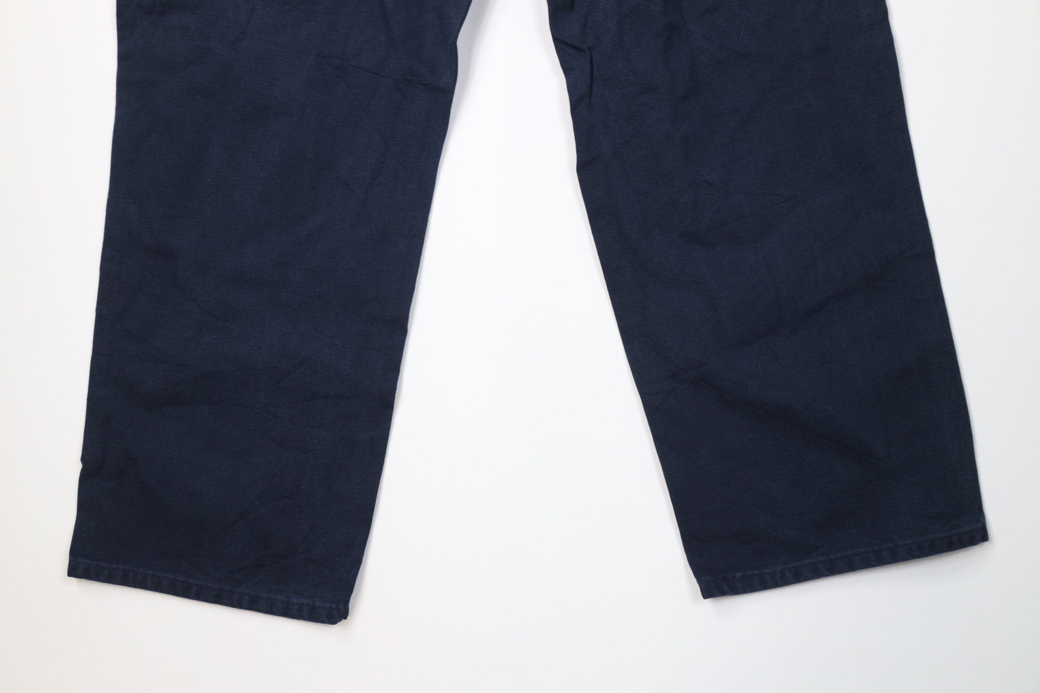 Carhartt Vintage Y2K Carhartt Wide Leg Dungaree Pants Navy Blue Size US 42 / EU 58 - 11 Thumbnail