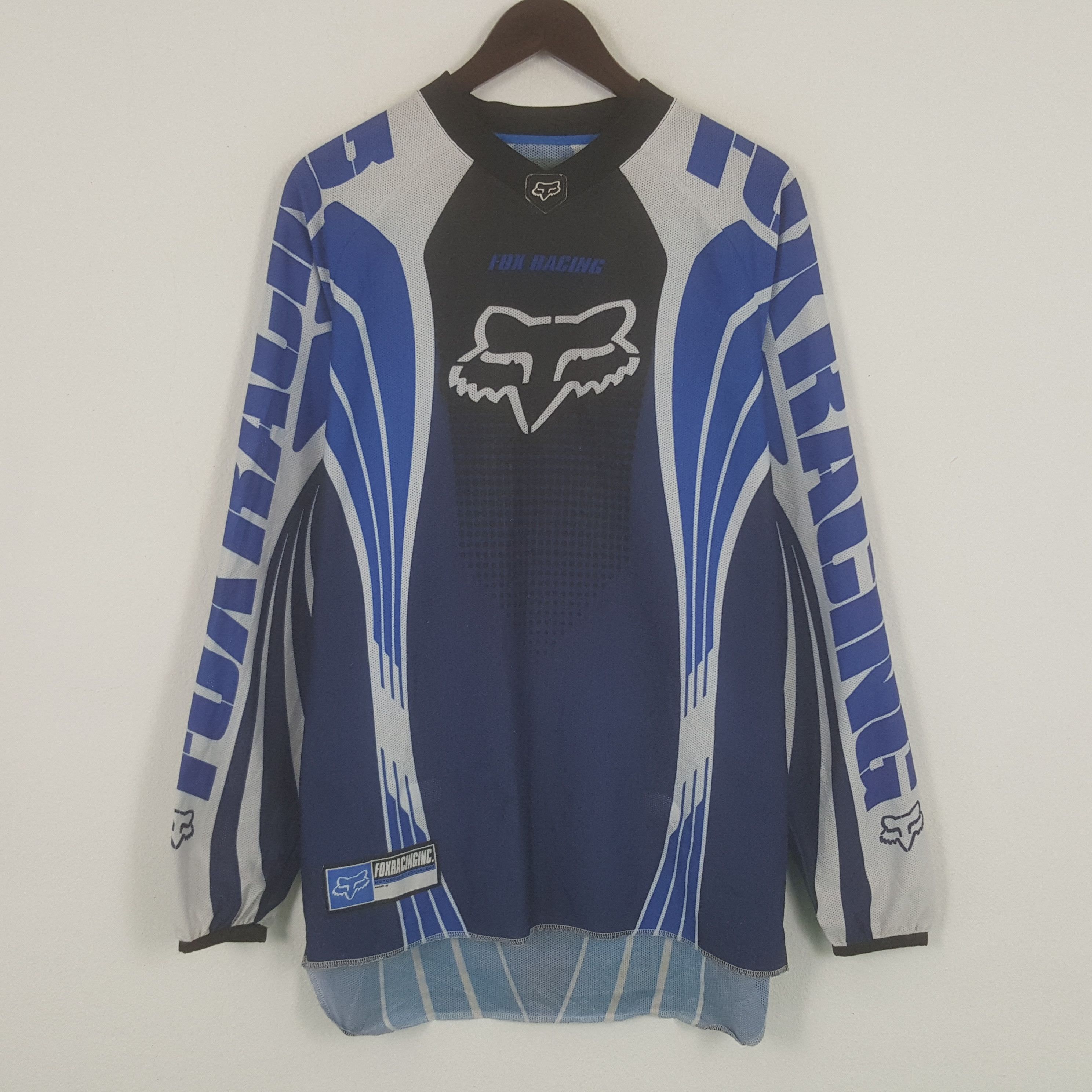Fox Racing × Vintage Vintage Fox Racing Motocross Jersey Sport Tshirt Size US M / EU 48-50 / 2 - 1 Thumbnail