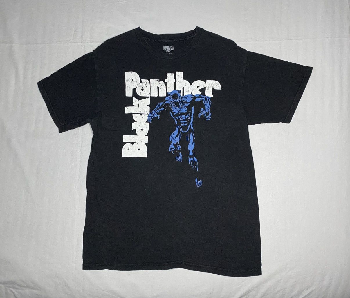 Marvel Comics Marvel Comics Black Panther Black Graphic Tee T-shirt Size M Size US M / EU 48-50 / 2 - 1 Thumbnail