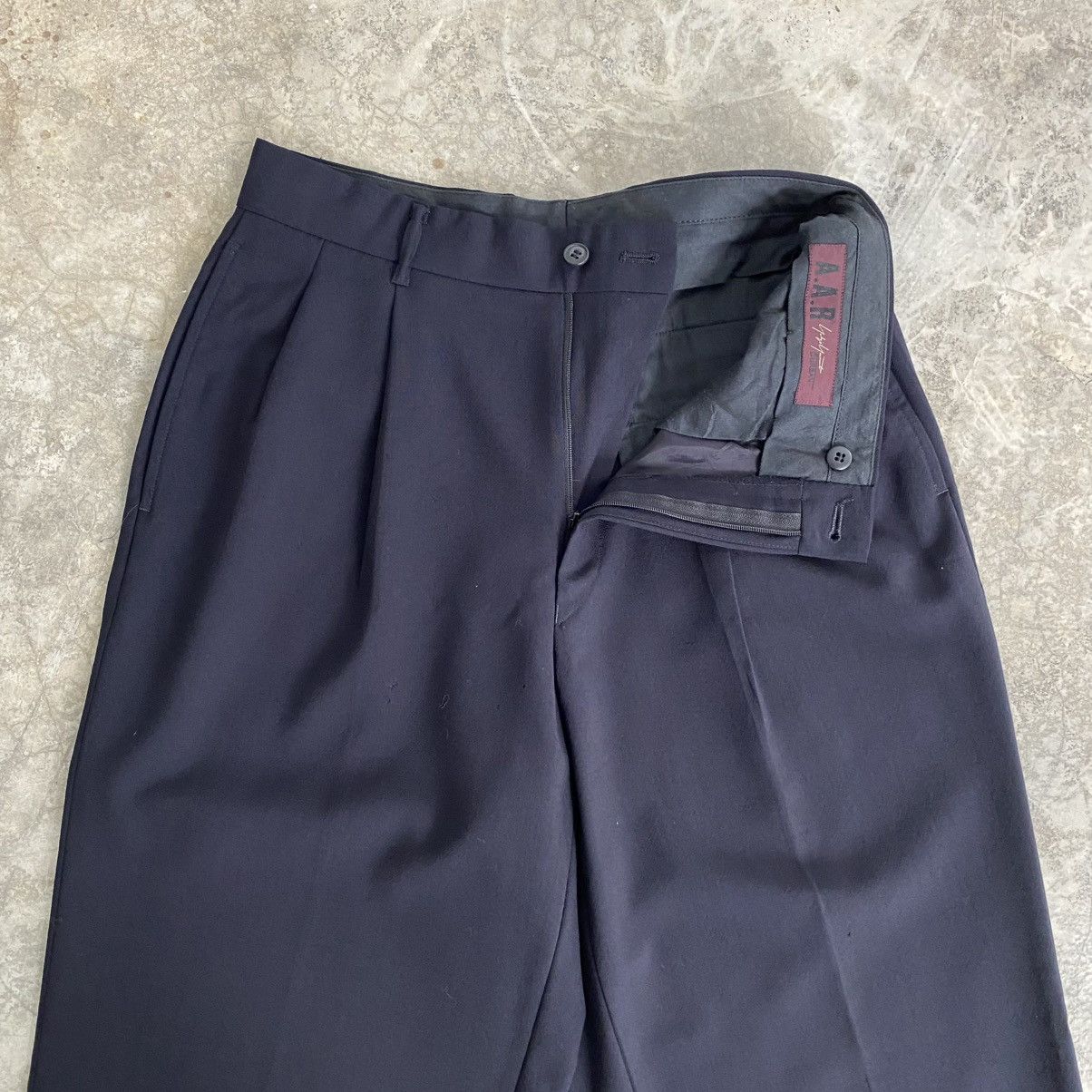Yohji Yamamoto Archive Yohji Yamamoto Double Pleated Wool Gabardine Pants Size US 30 / EU 46 - 1 Thumbnail