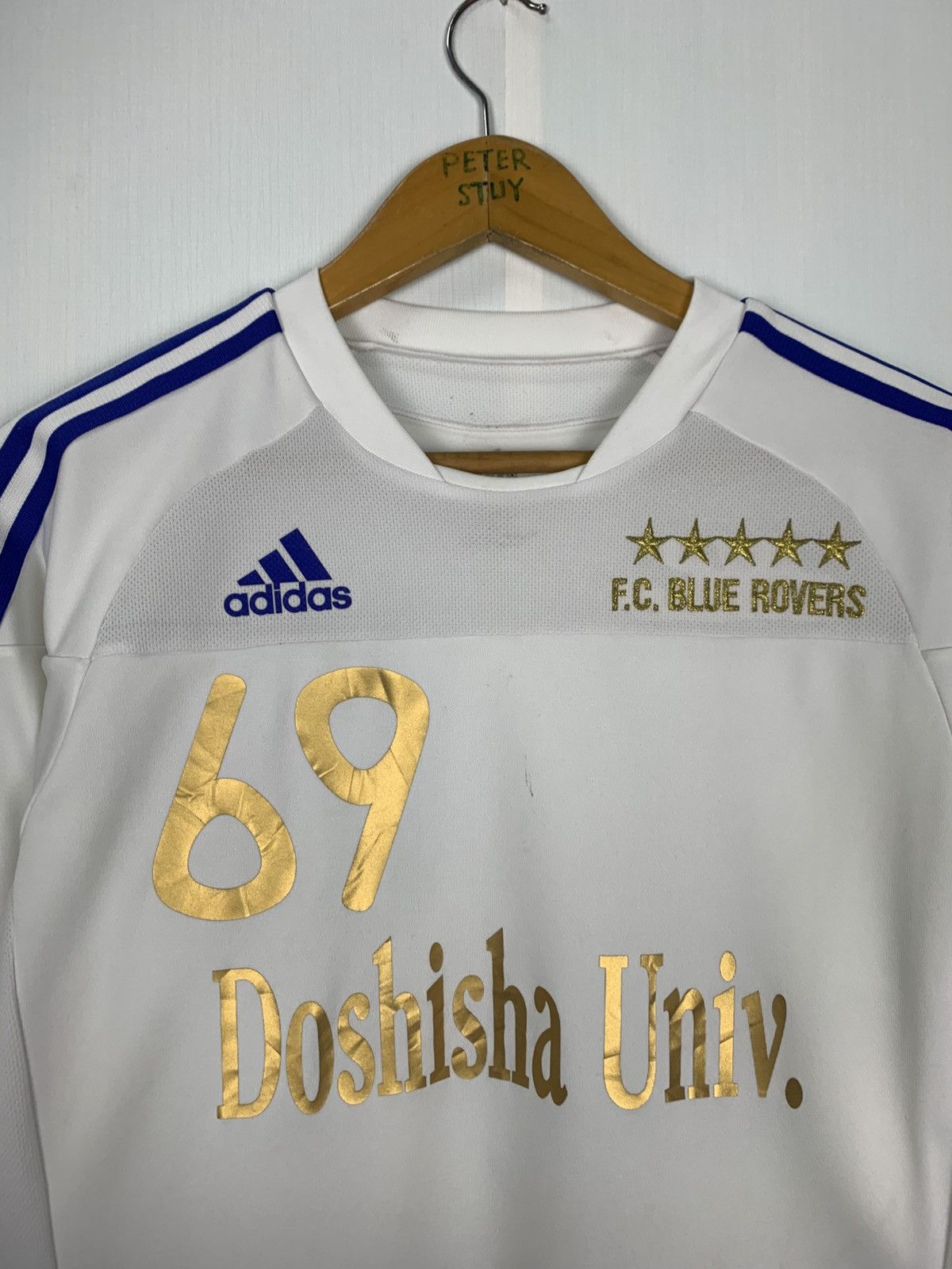 Adidas Adidas Blue Rovers FC Jersey Size US M / EU 48-50 / 2 - 4 Thumbnail