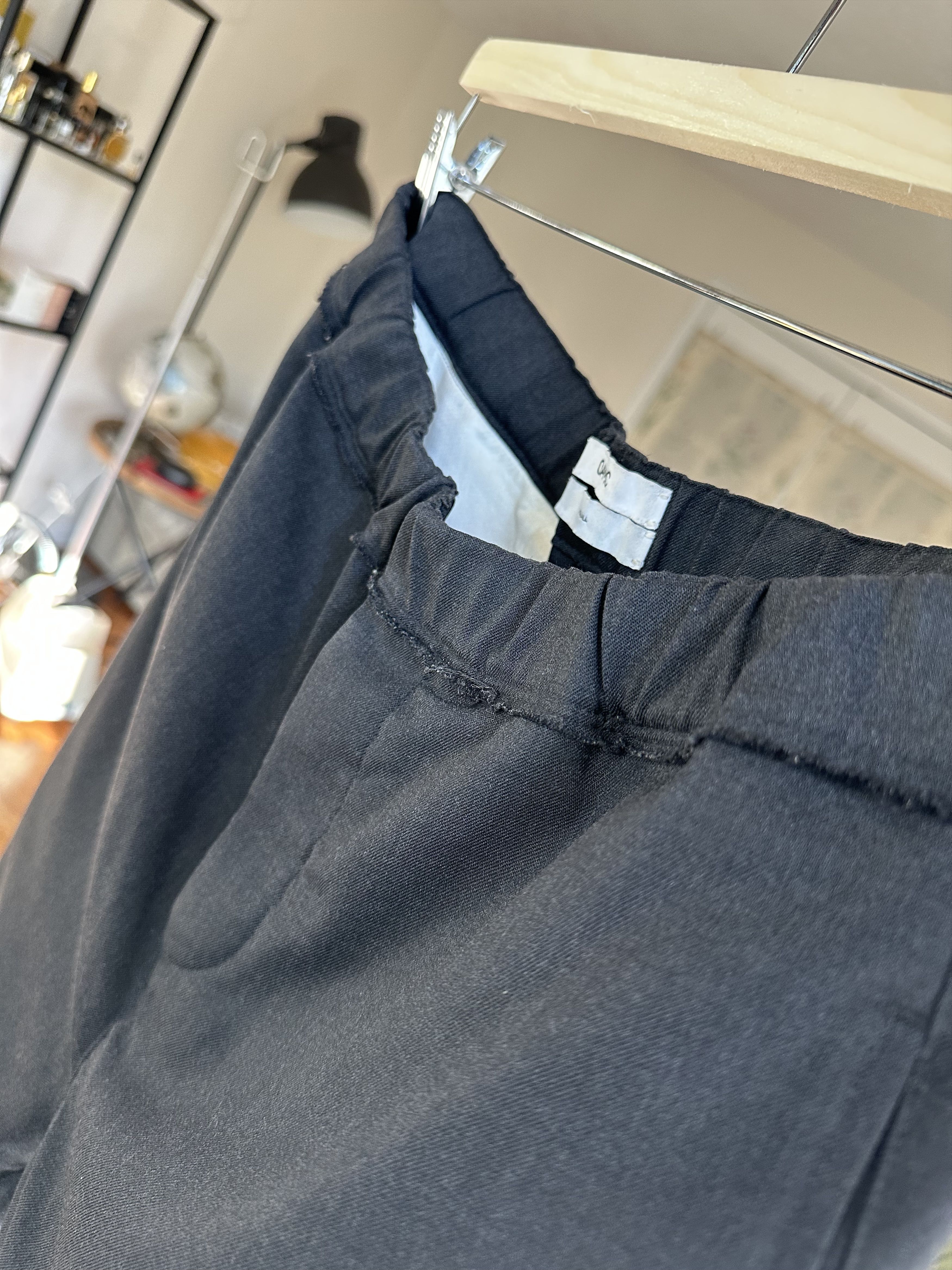 OAMC OAMC Raw Hem Tapered Cropped Wool Trousers Size US 30 / EU 46 - 3 Thumbnail