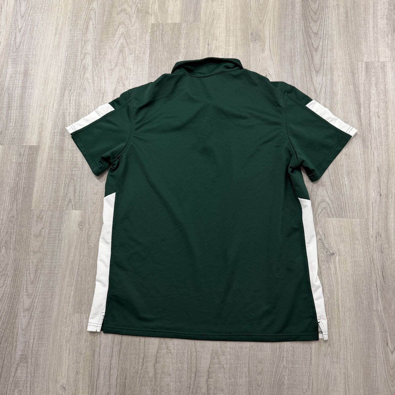 Nike Nike Michigan State Spartans Polo Shirt Men's Large Green Size US L / EU 52-54 / 3 - 7 Thumbnail