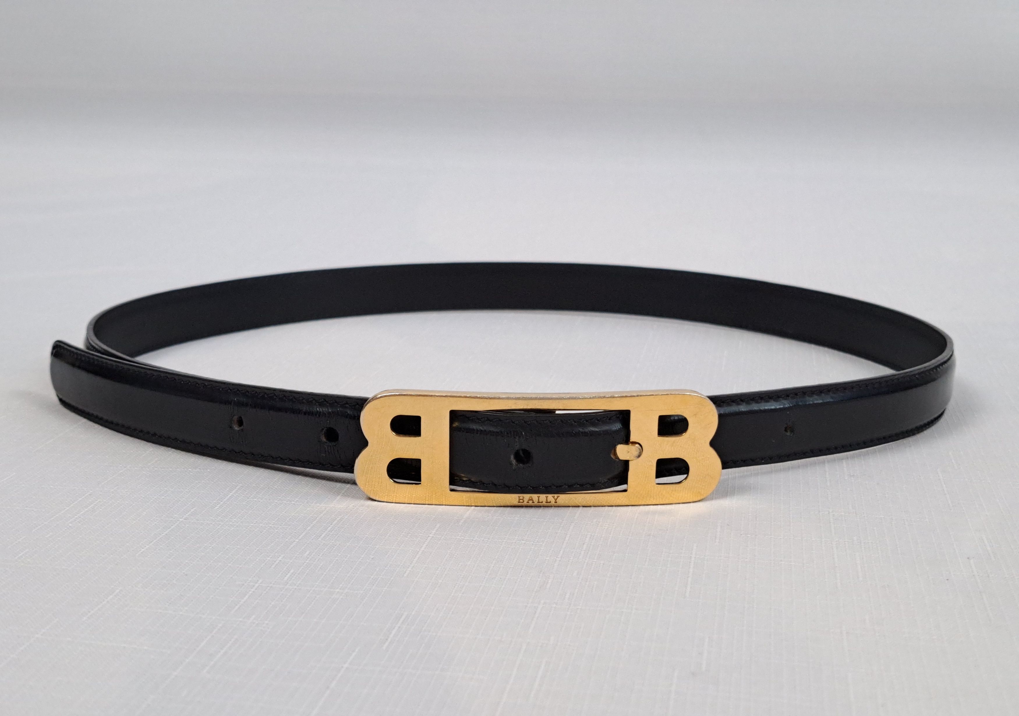 Bally × Vintage Vintage Bally black belt. Made in Italy Size ONE SIZE - 4 Thumbnail