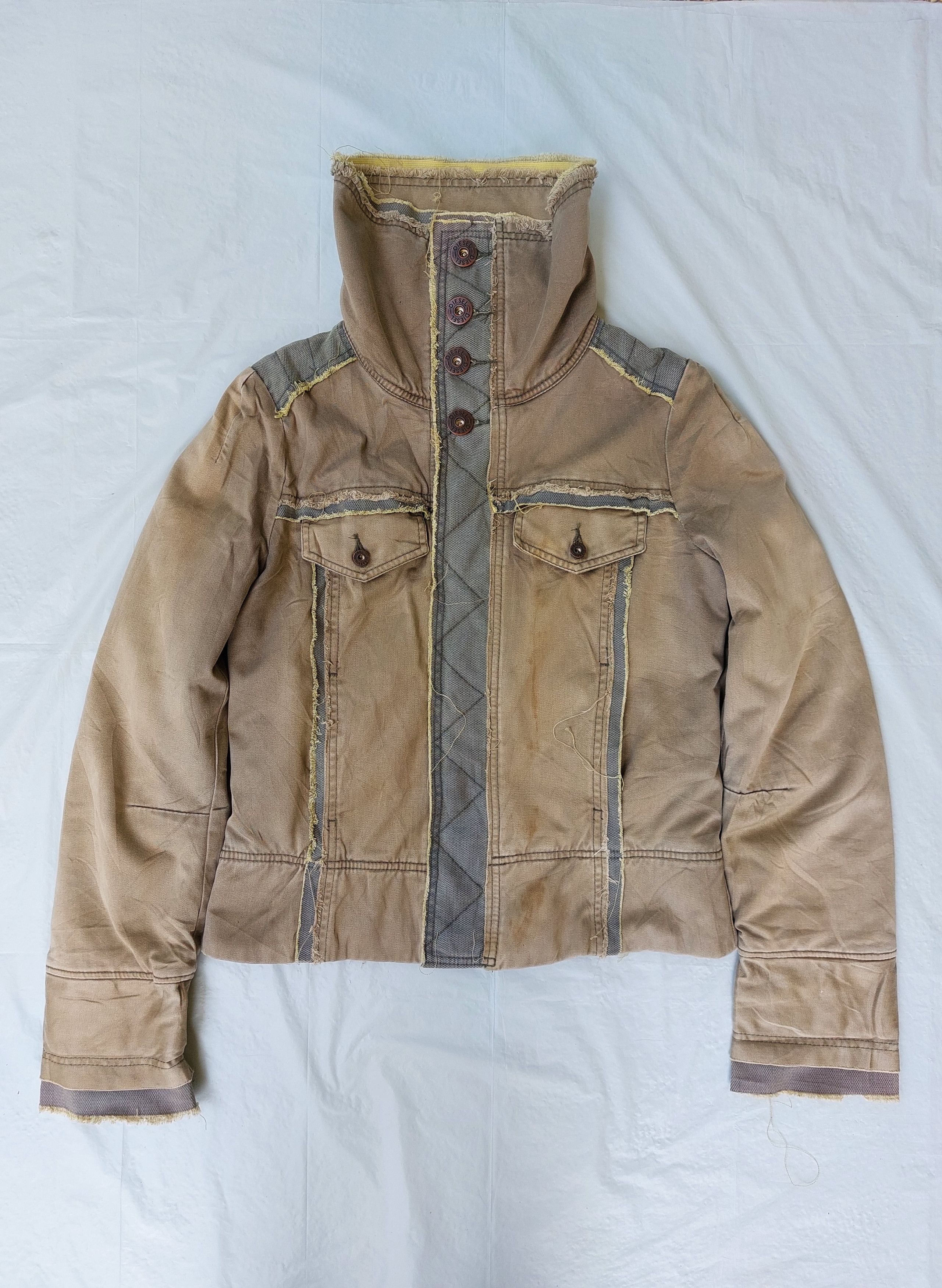 Diesel DIESEL high neck button up jacket Size M / US 6-8 / IT 42-44 - 1 Thumbnail