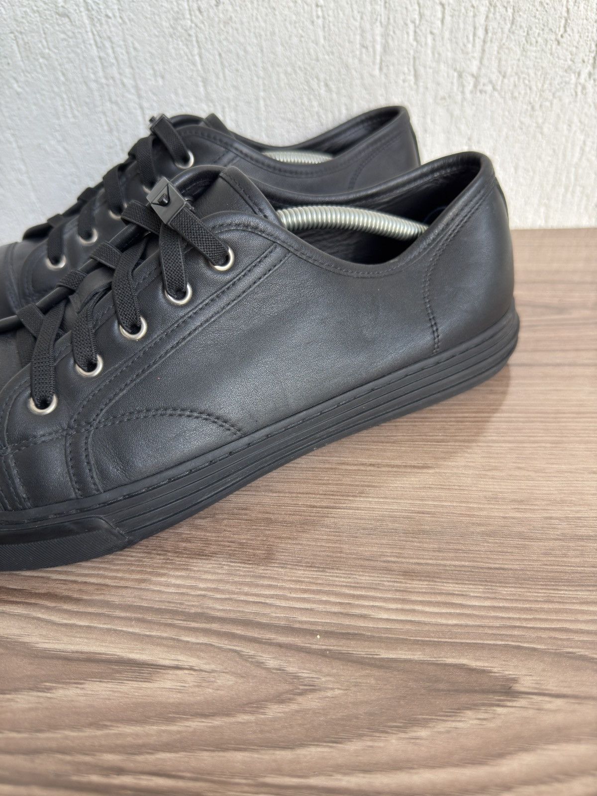 Gucci Lace up leather sneakers Size US 10 / EU 43 - 7 Thumbnail