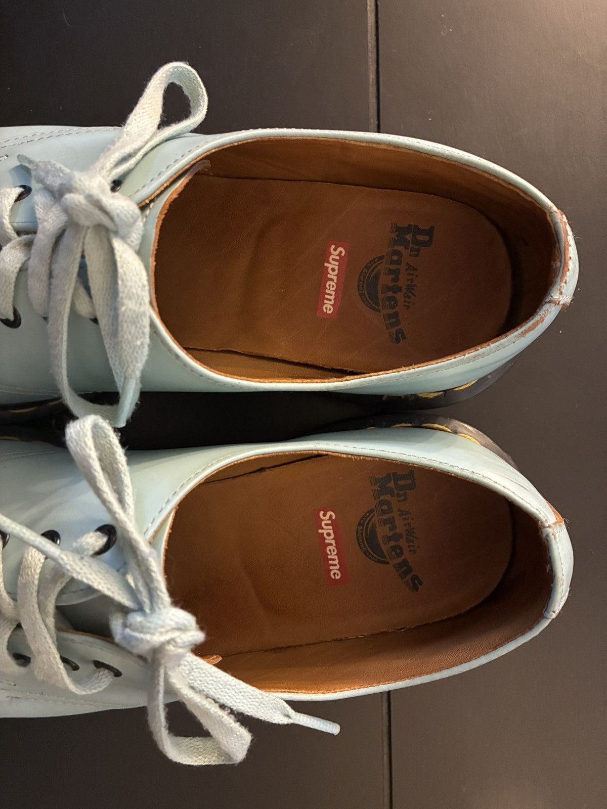 Dr. Martens × Supreme Doc Marten x Supreme Smith Powder Blue 1461 derby low boot Size US 9 / EU 42 - 6 Thumbnail