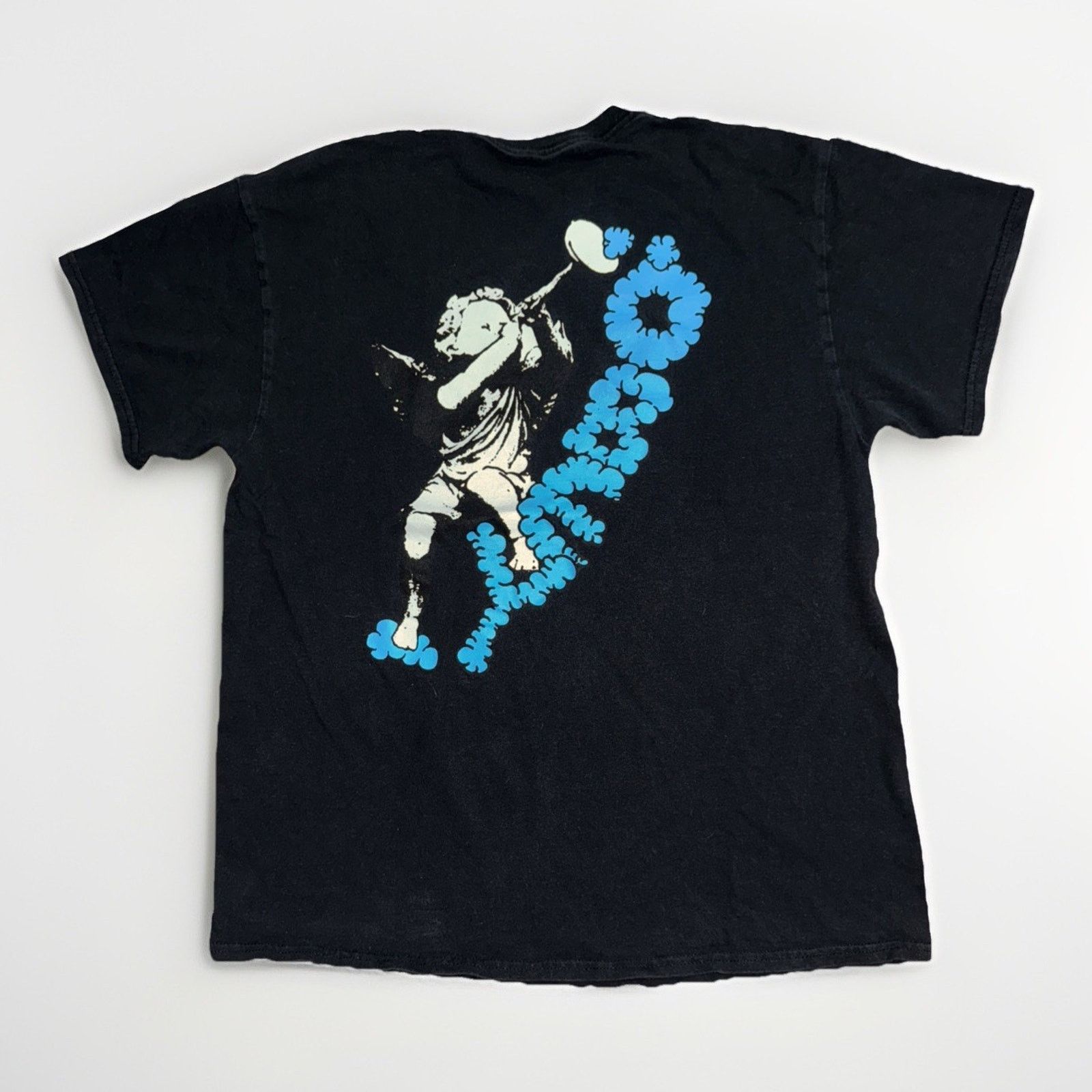 Obey Obey Angel Graphic T-Shirt Black L 20x26 Shepard Fairey Size US L / EU 52-54 / 3 - 1 Thumbnail