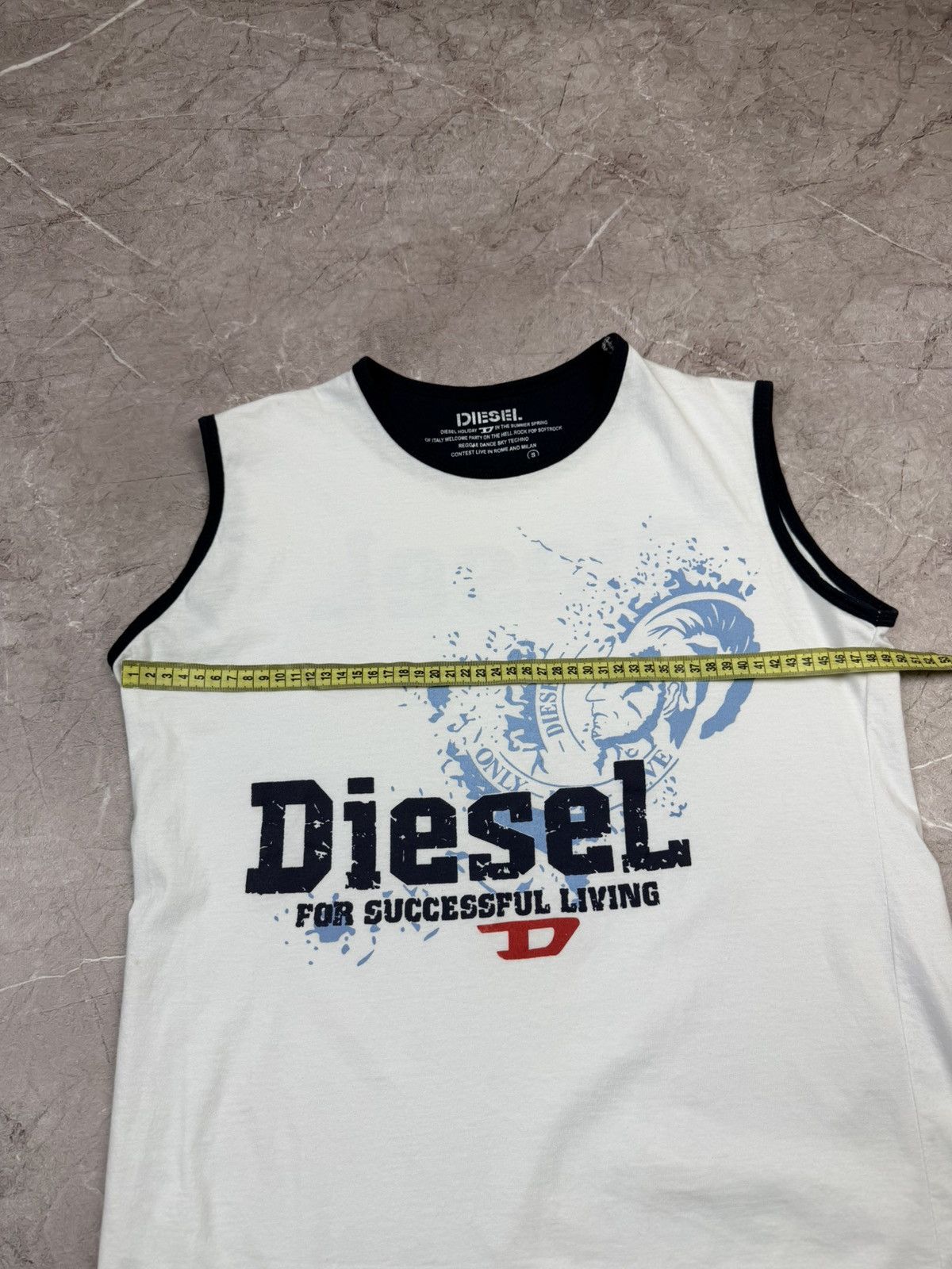 Diesel Diesel Vintage Y2K Tshirt Size S Size US S / EU 44-46 / 1 - 10 Thumbnail