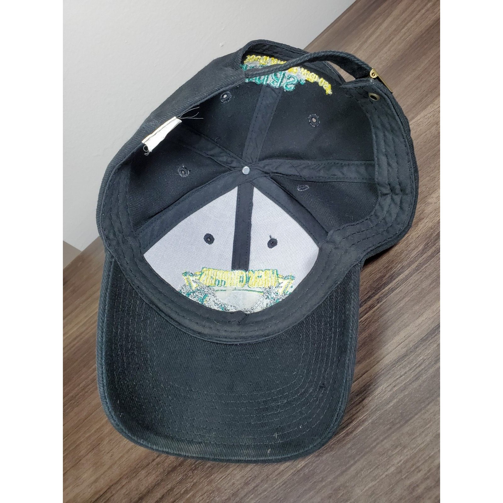 Vintage Airgas Choppers Motorcycle Hat Strap Back Cap Adjustable Size ONE SIZE - 9 Thumbnail