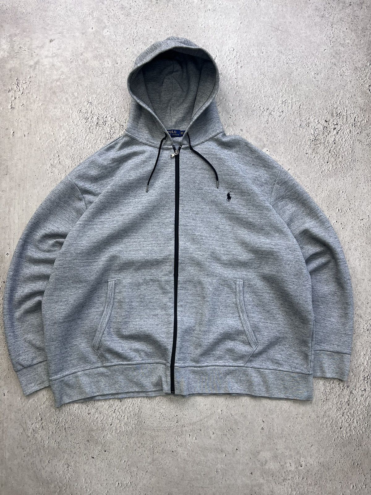Polo Ralph Lauren × Vintage VINTAGE Y2K Embroidered Logo Full Zip Hoodie Size US XXL / EU 58 / 5 - 1 Thumbnail