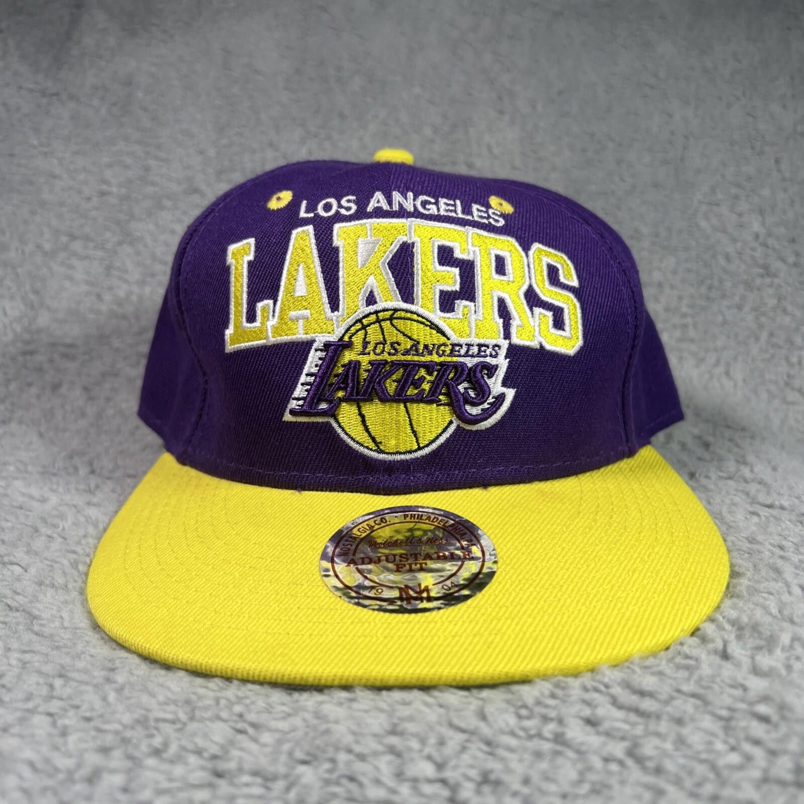 Mitchell & Ness LA Lakers NBA Basketball Mitchell & Ness Snapback Hat Y2K Size ONE SIZE - 1 Thumbnail