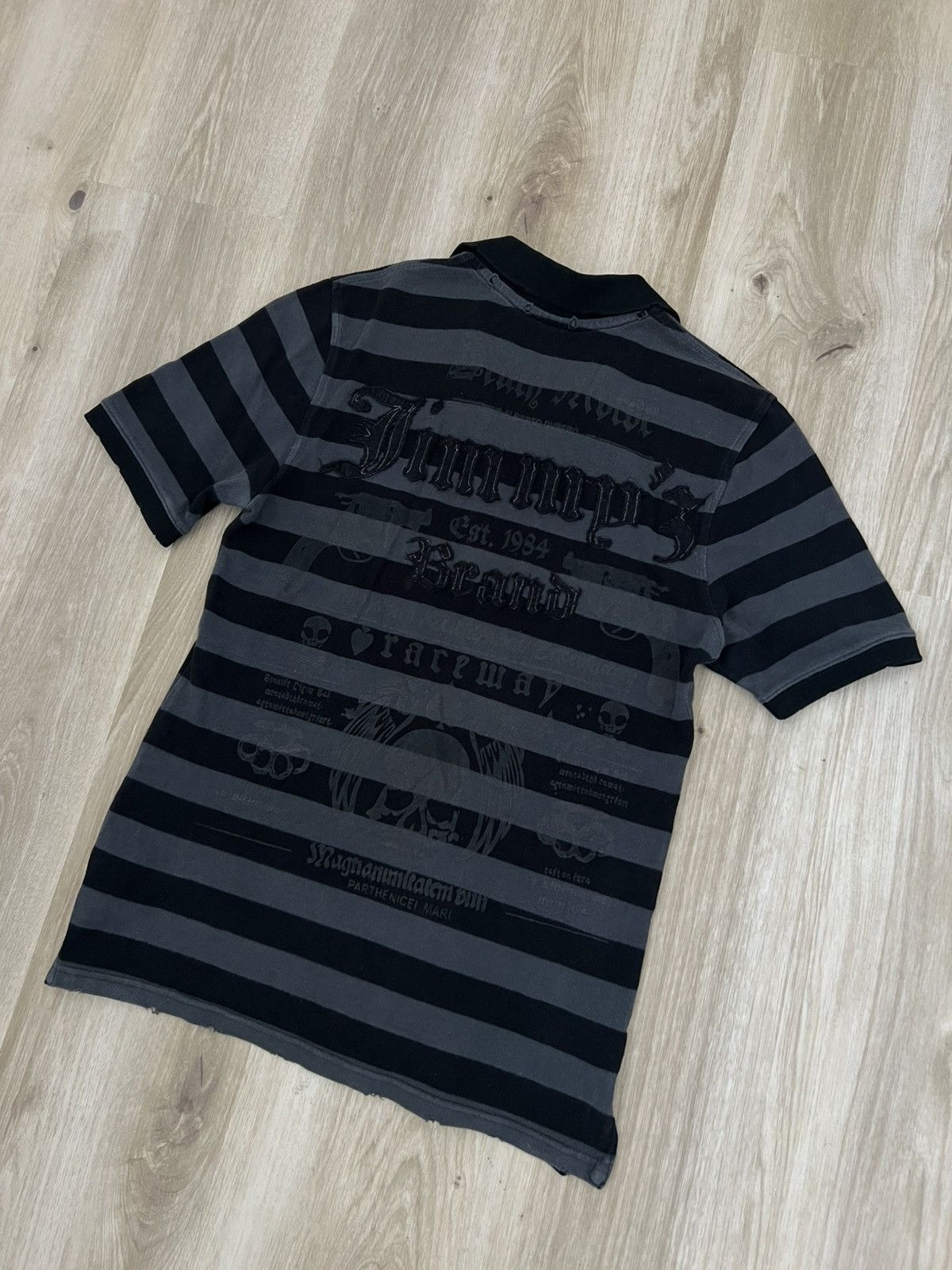 Japanese Brand Y2k drain jimmy’s brand drain affliction style polo Size US M / EU 48-50 / 2 - 5 Thumbnail