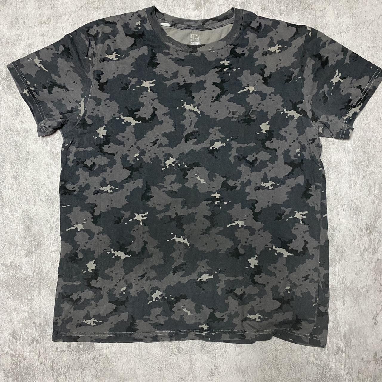 Other Grey & black camo cotton t-shirt #camo Size US L / EU 52-54 / 3 - 1 Thumbnail