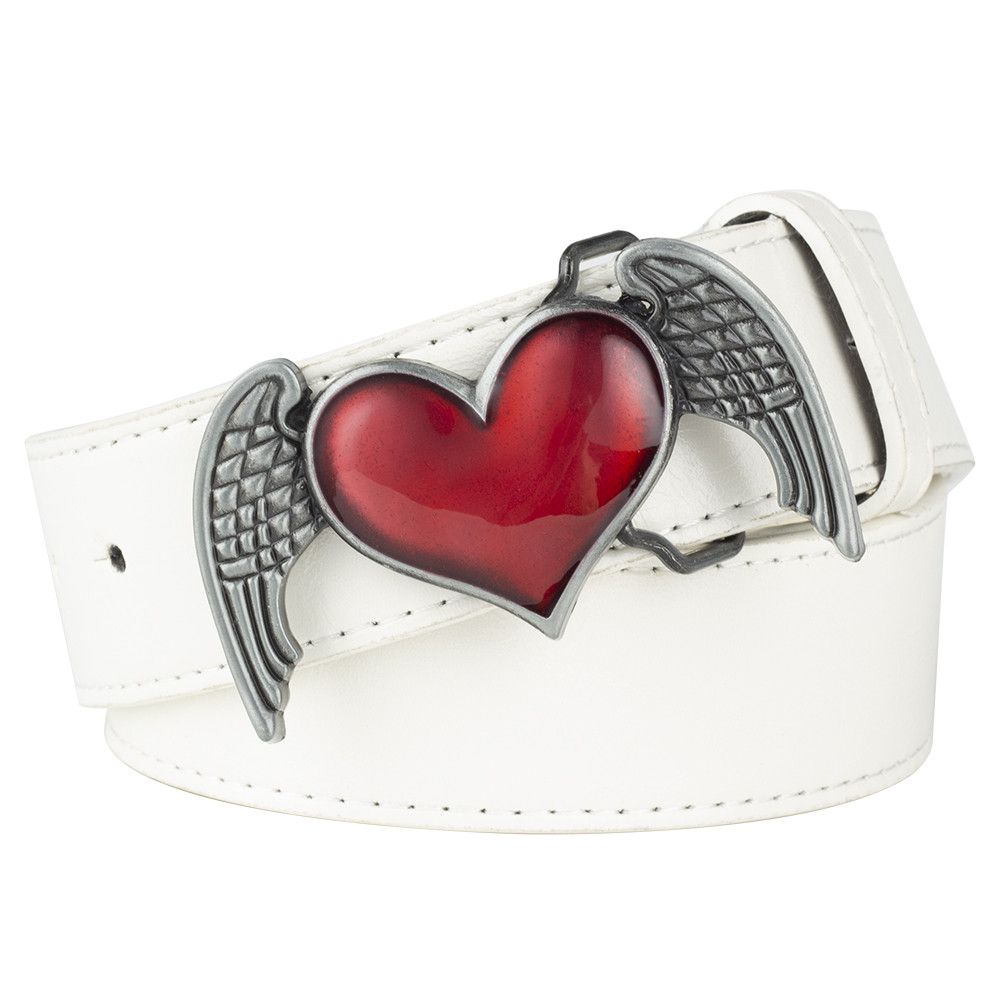 Designer Hearts Retro Vintage Belt Riveted Belts Menswear Accessories Size ONE SIZE - 5 Thumbnail