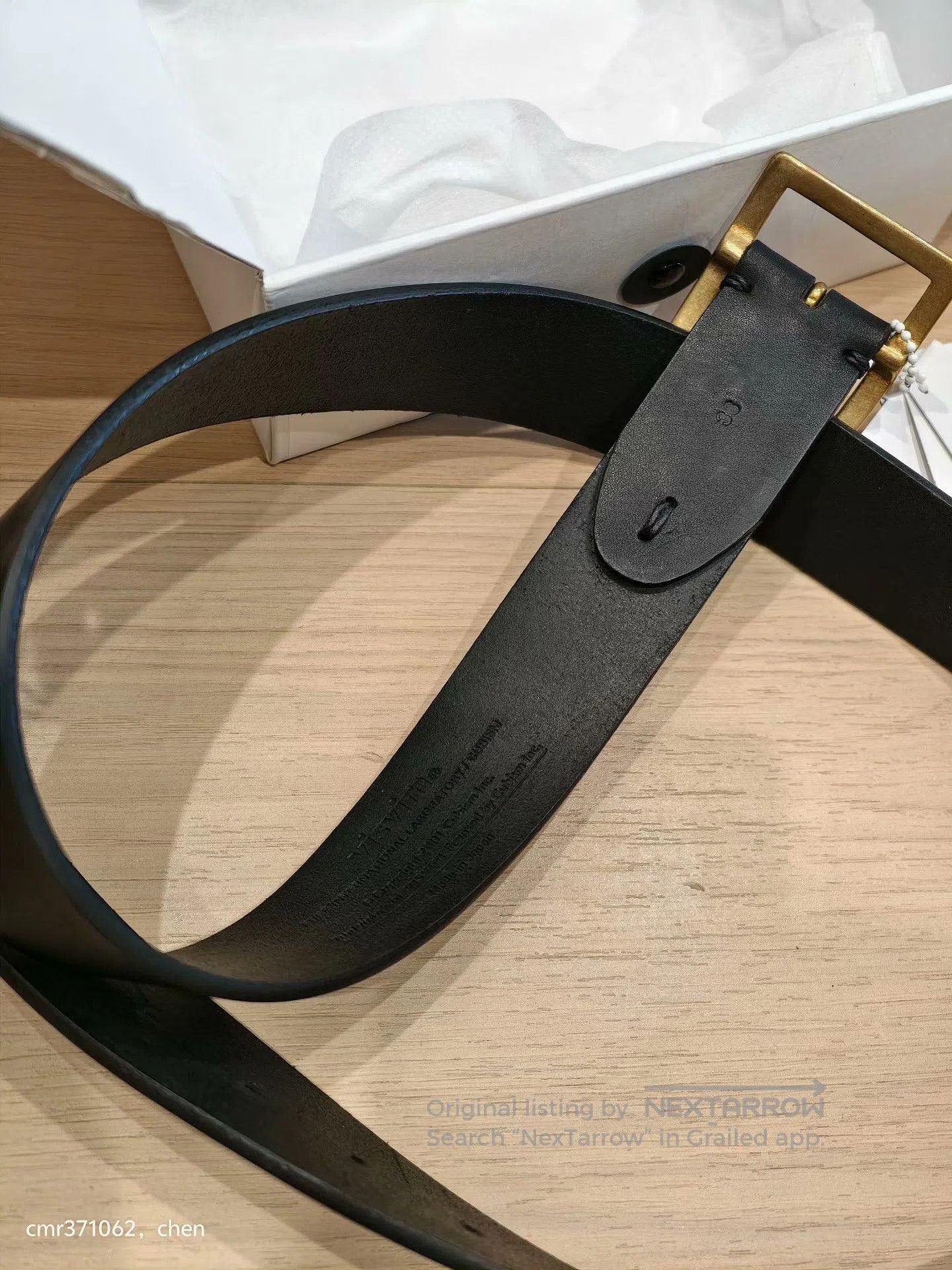 Visvim VISVIM 24AW PLAIN BELT 40MM. Size ONE SIZE - 8 Thumbnail