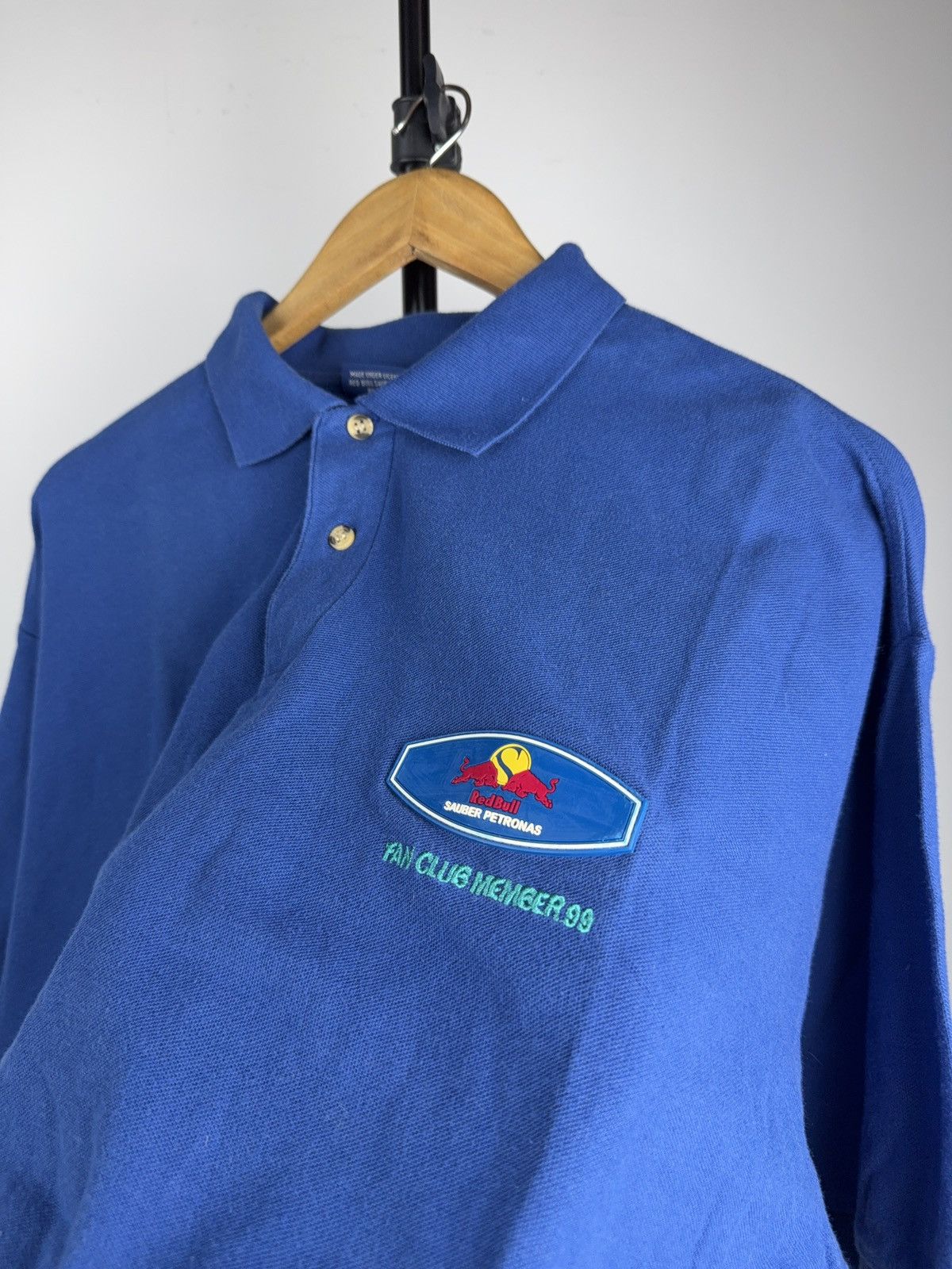 Red Bull Retro Vintage Red Bull Sauber Petronas Polo Shirt 1999 F1 Size US XL / EU 56 / 4 - 7 Thumbnail