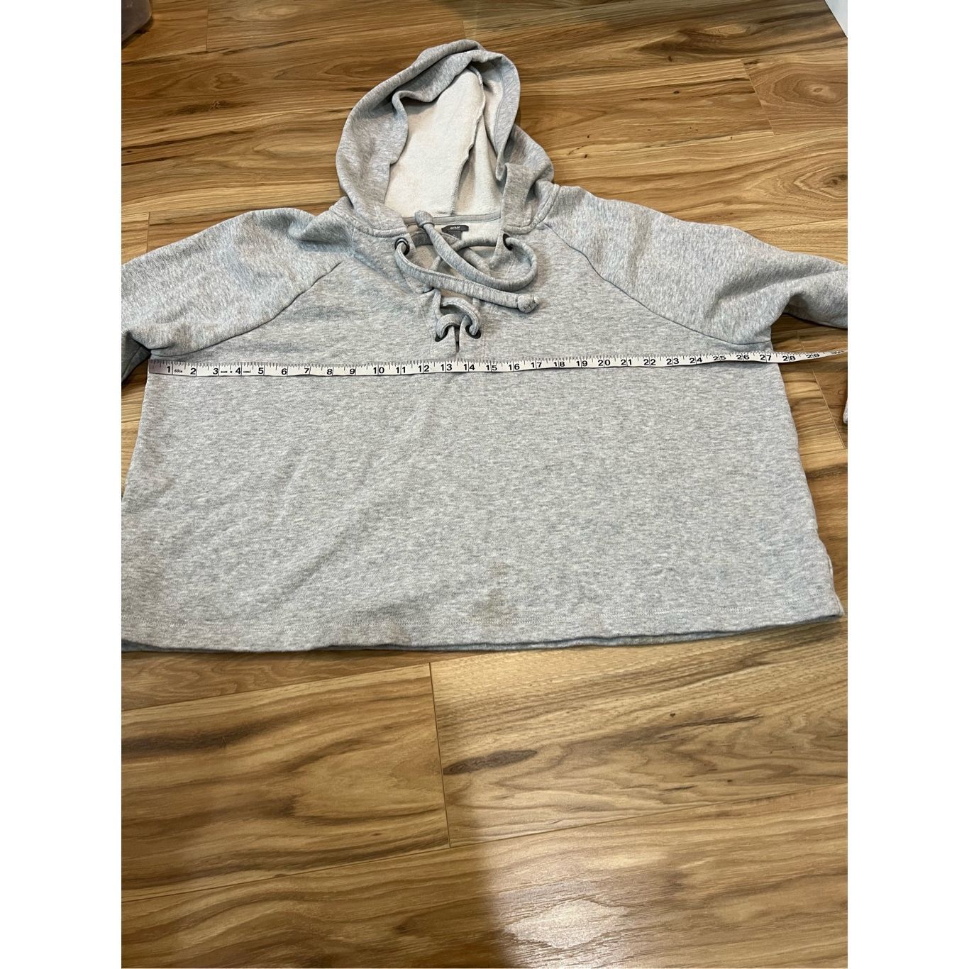 Other Aerie Gray Lace Up Hoodie Sweatshirt relax fit Size XL Size XL / US 12-14 / IT 48-50 - 4 Thumbnail