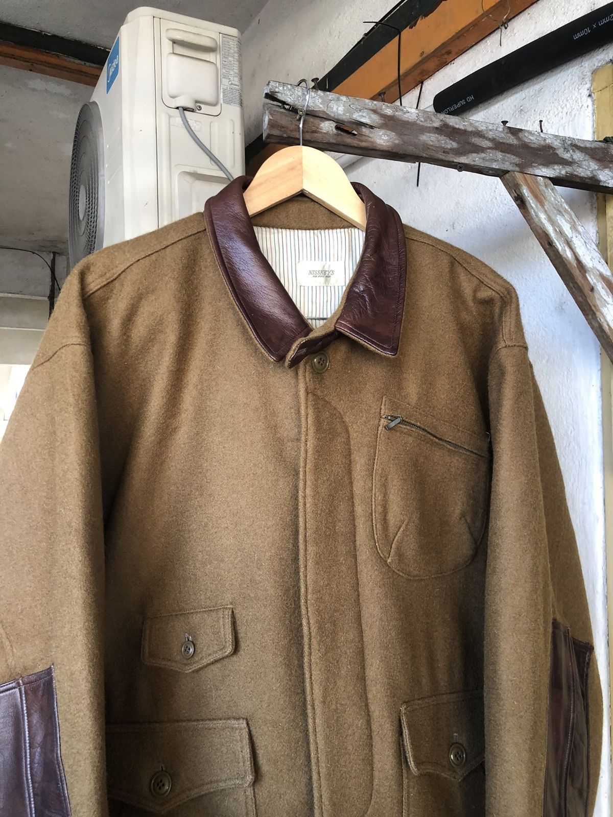Vintage Rare🔥Vtg Nissley's Boston Club Mackinaw Cruiser Wool Jacket Size US XL / EU 56 / 4 - 6 Thumbnail