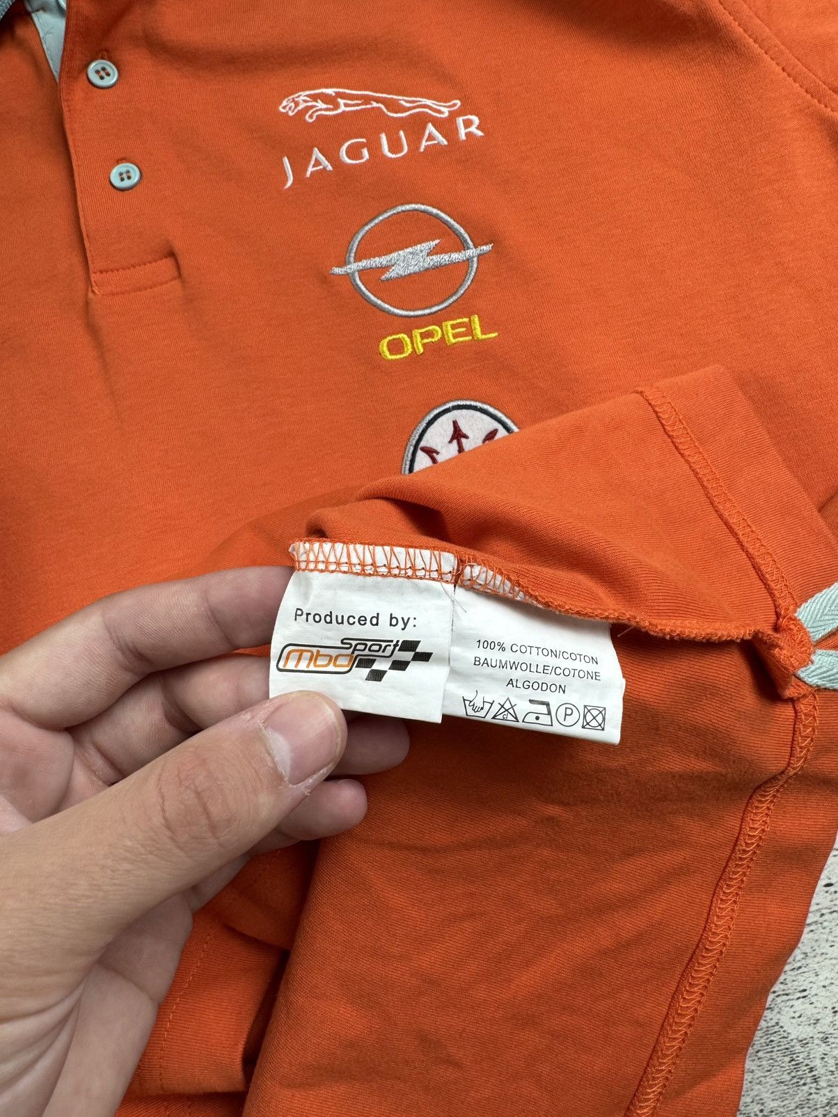 Vintage AVD Porsche Jaguar Maserati 2009 XL Grand Prix Racing T Shirt Long Sleeve Orange Size US XL / EU 56 / 4 - 11 Thumbnail