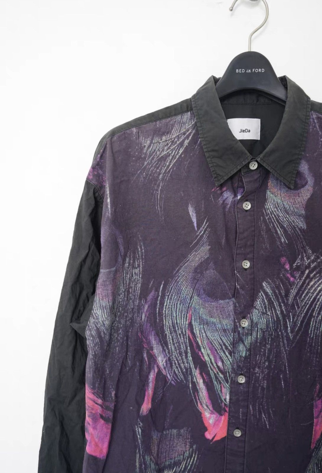 JieDa JieDa Peacock Print Loose Shirt Size US S / EU 44-46 / 1 - 3 Thumbnail
