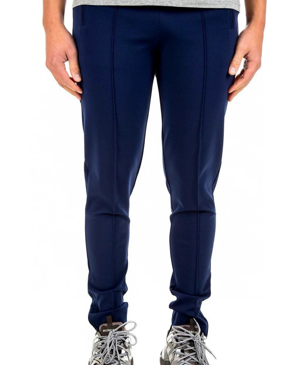 Balenciaga Balenciaga mini logo stretch slim fit track pants XS Size US 27 - 9 Thumbnail