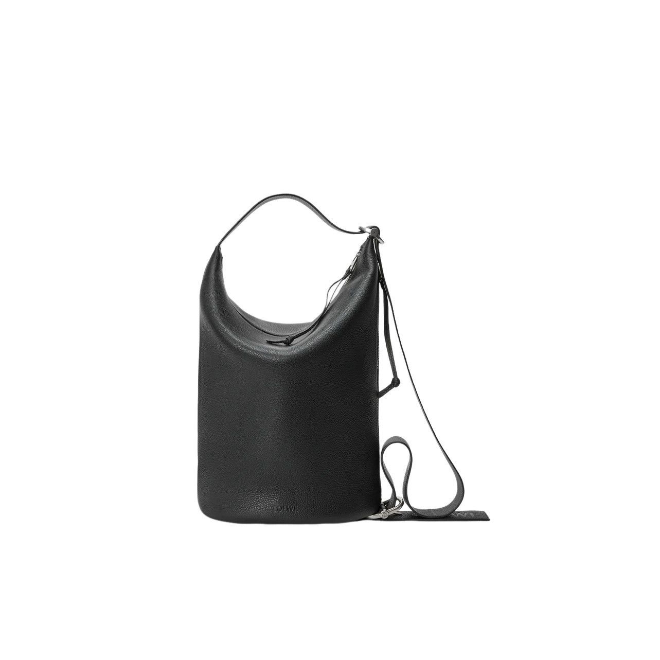 Loewe LOEWE Loop Medium $3850 Black Leather Bucket Bag New And Aut Size ONE SIZE - 1 Thumbnail