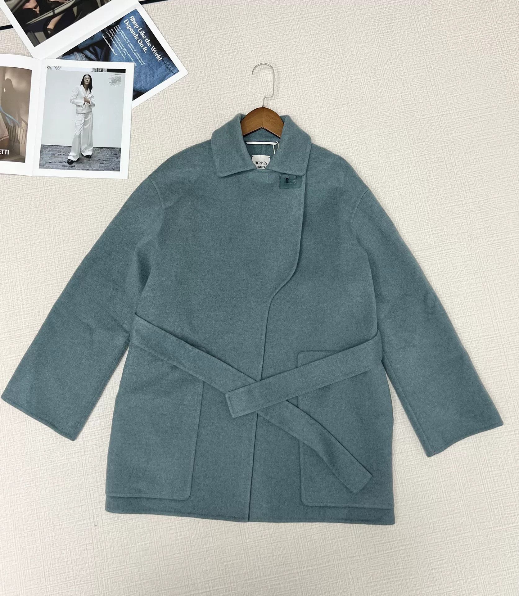 Hermes HERMES Cashmere Coat Outerwear Size US S / EU 44-46 / 1 - 1 Thumbnail