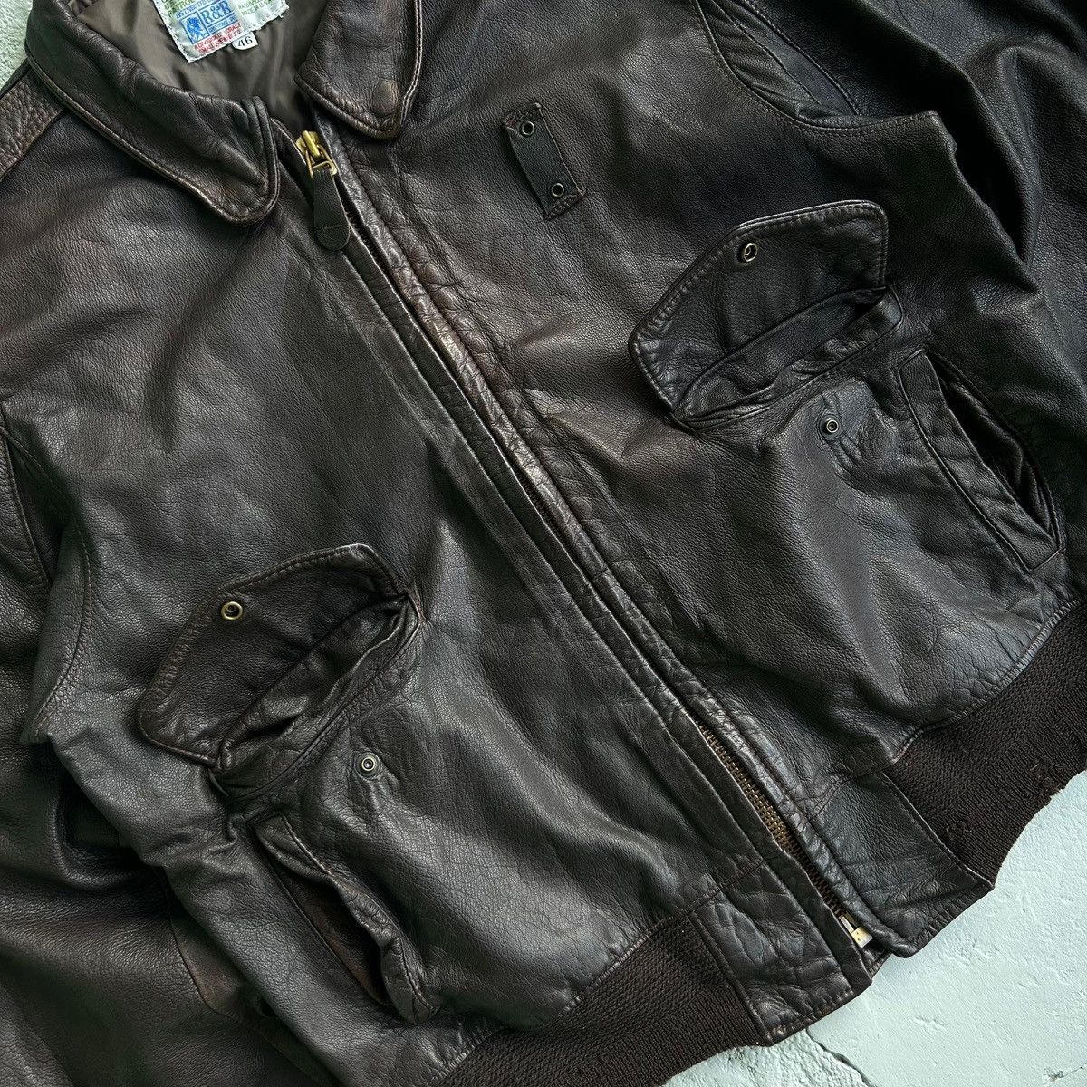 Vintage Vintage Leather jacket Size US M / EU 48-50 / 2 - 5 Thumbnail