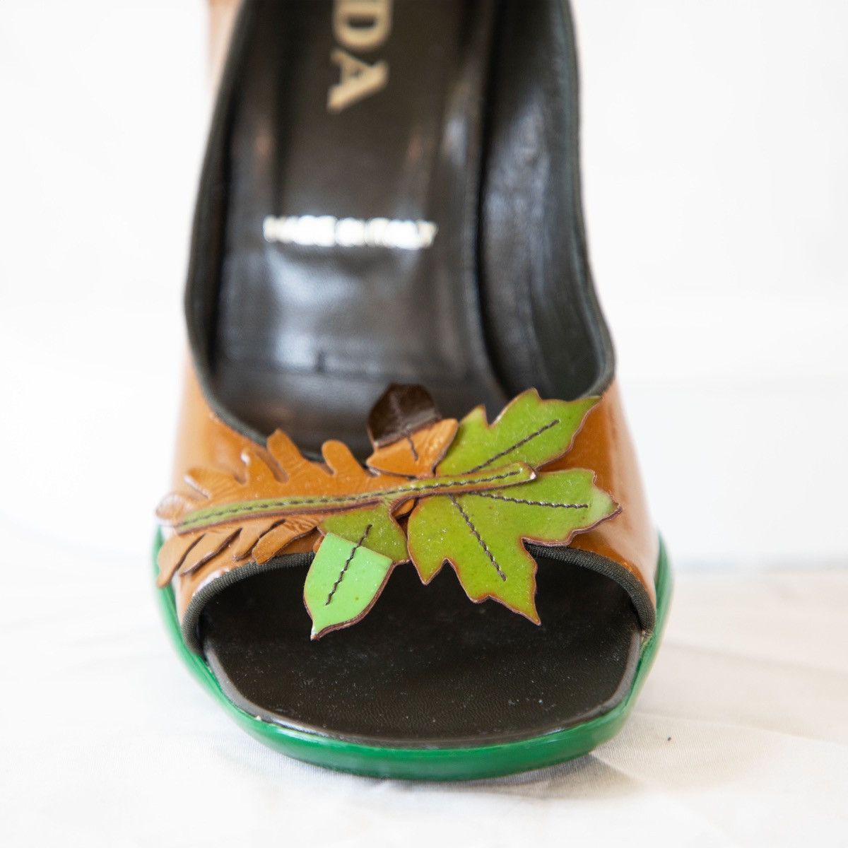 Prada Prada FW 1999 Foliage Heels Size US 7.5 / IT 37.5 - 6 Thumbnail